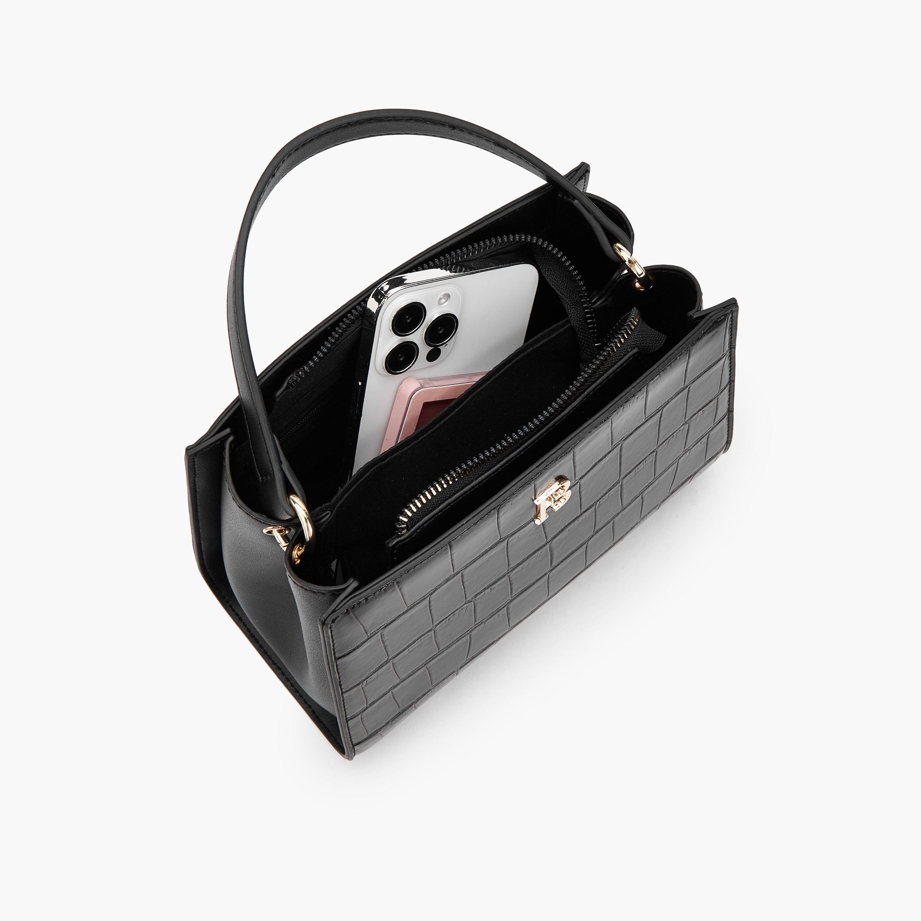 شنطة كتف بارزة الملمس بحزام قابل للفصل من فلورا بيلا-women-bagsandwallets-handbags-image-7