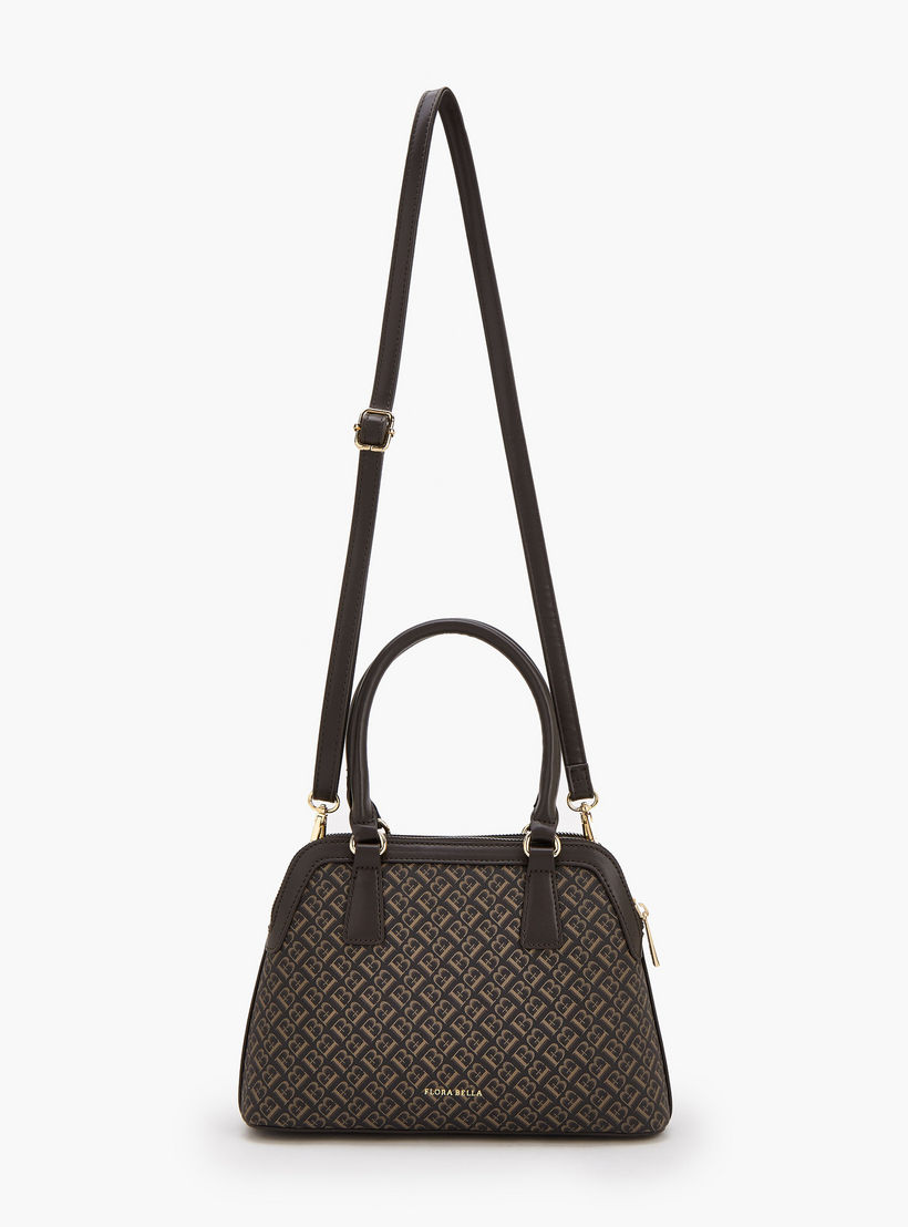 شنطة توتي بحزام قابل للفصل وطبعات مونوجرام من فلورا بيلا-women-bagsandwallets-handbags-image-2