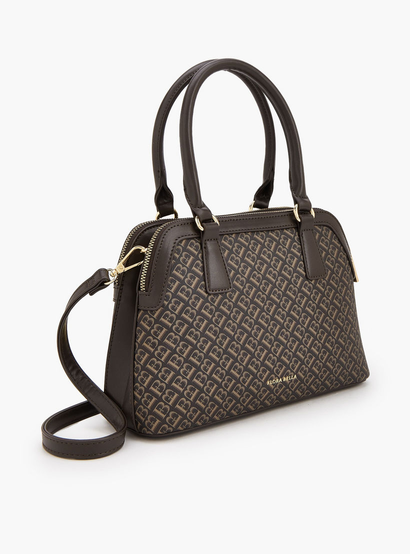 شنطة توتي بحزام قابل للفصل وطبعات مونوجرام من فلورا بيلا-women-bagsandwallets-handbags-image-3