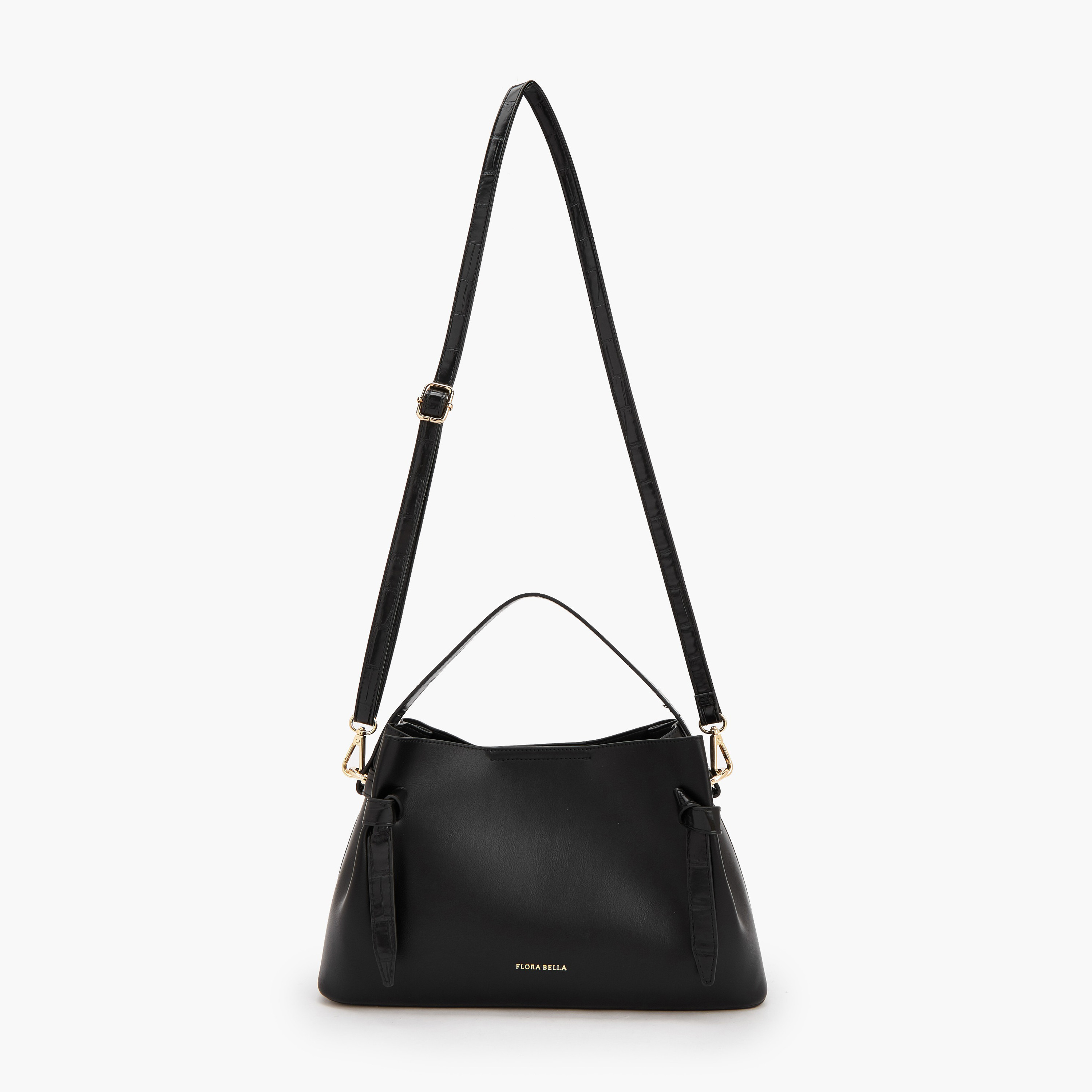 شنطة توتي سادة بحزام كتف قابل للفصل من فلورا بيلا-women-bagsandwallets-handbags-image-2