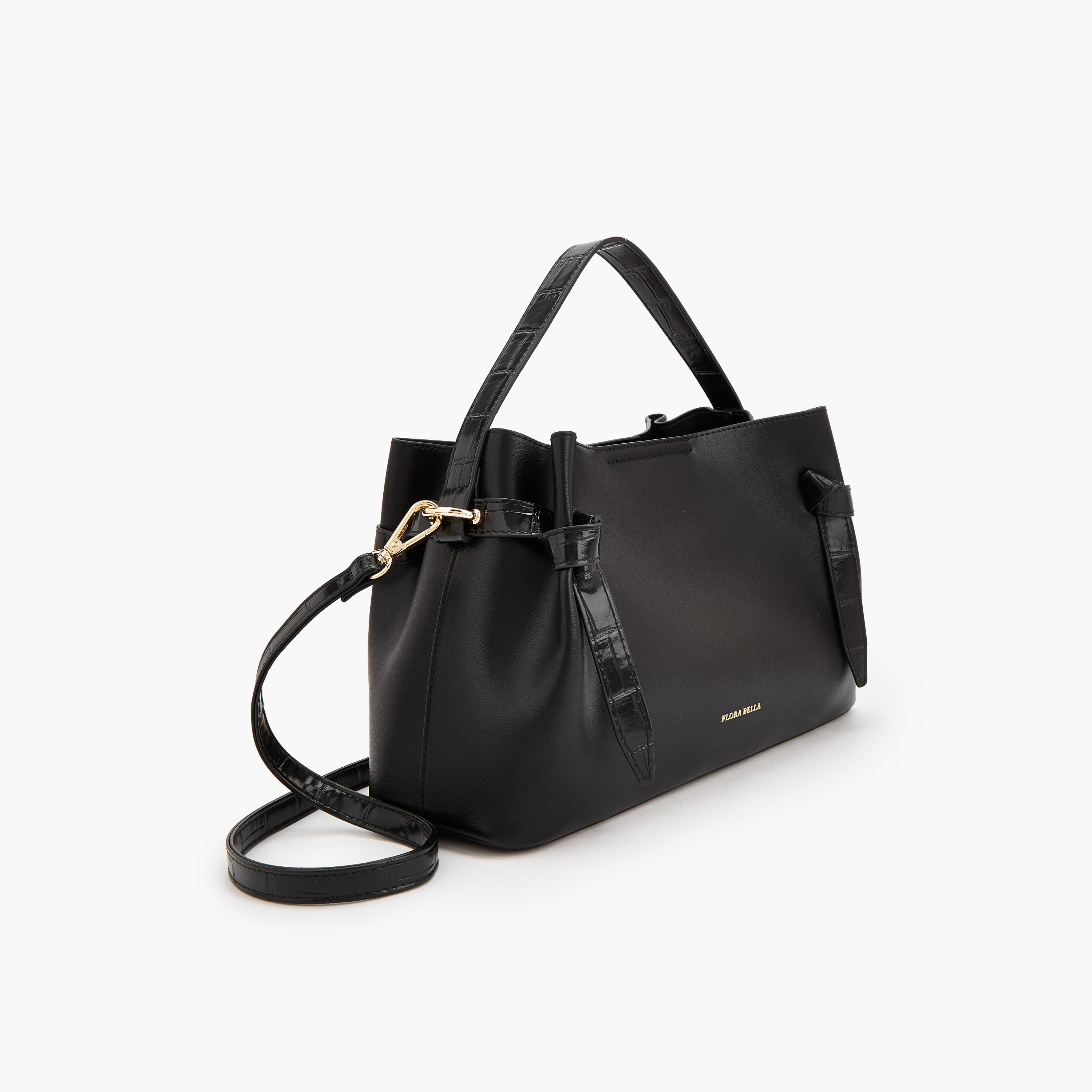 شنطة توتي سادة بحزام كتف قابل للفصل من فلورا بيلا-women-bagsandwallets-handbags-image-3