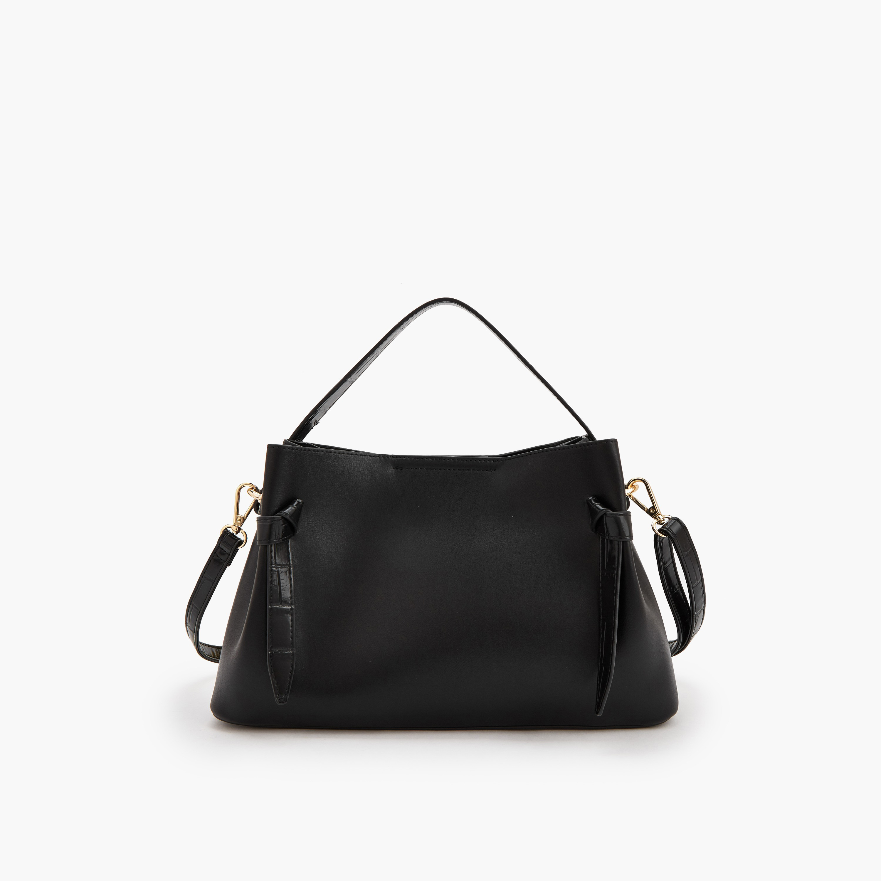 شنطة توتي سادة بحزام كتف قابل للفصل من فلورا بيلا-women-bagsandwallets-handbags-image-5