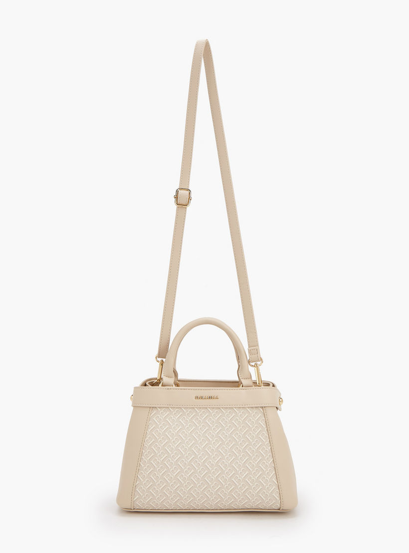 شنطة توتي بحزام قابل للفصل وطبعات مونوجرام من فلورا بيلا-women-bagsandwallets-handbags-image-2