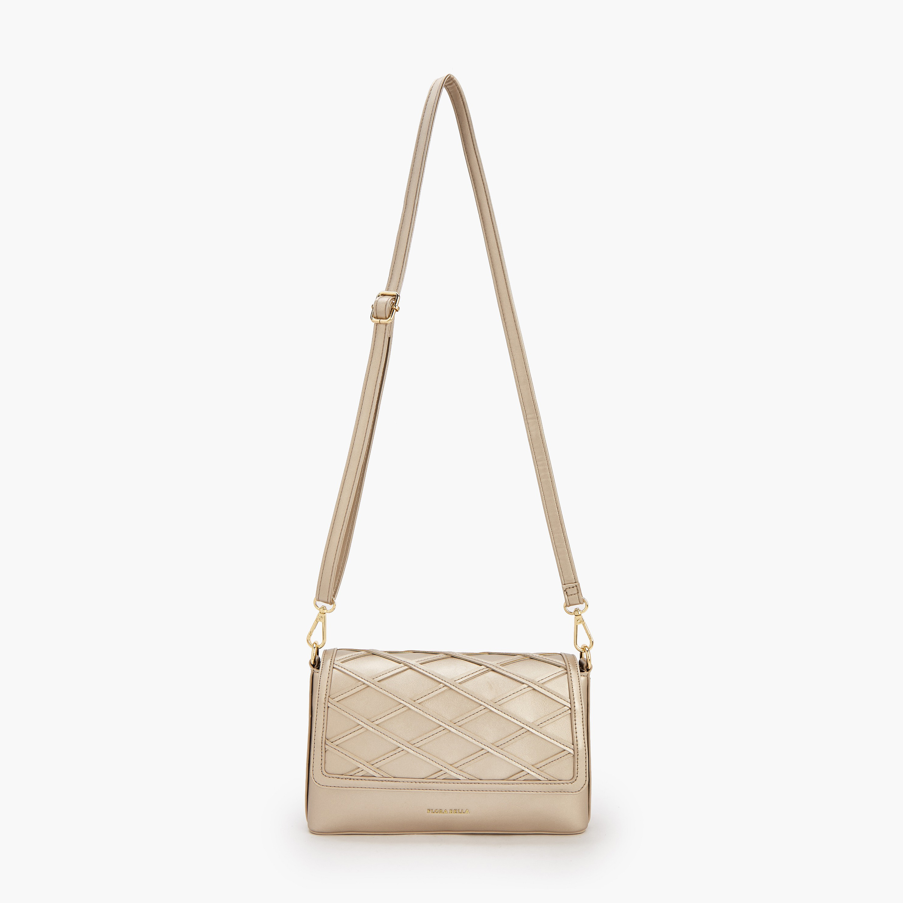 Flora Bella Textured Crossbody Bag with Detachable Strap-women-bagsandwallets-handbags-image-2