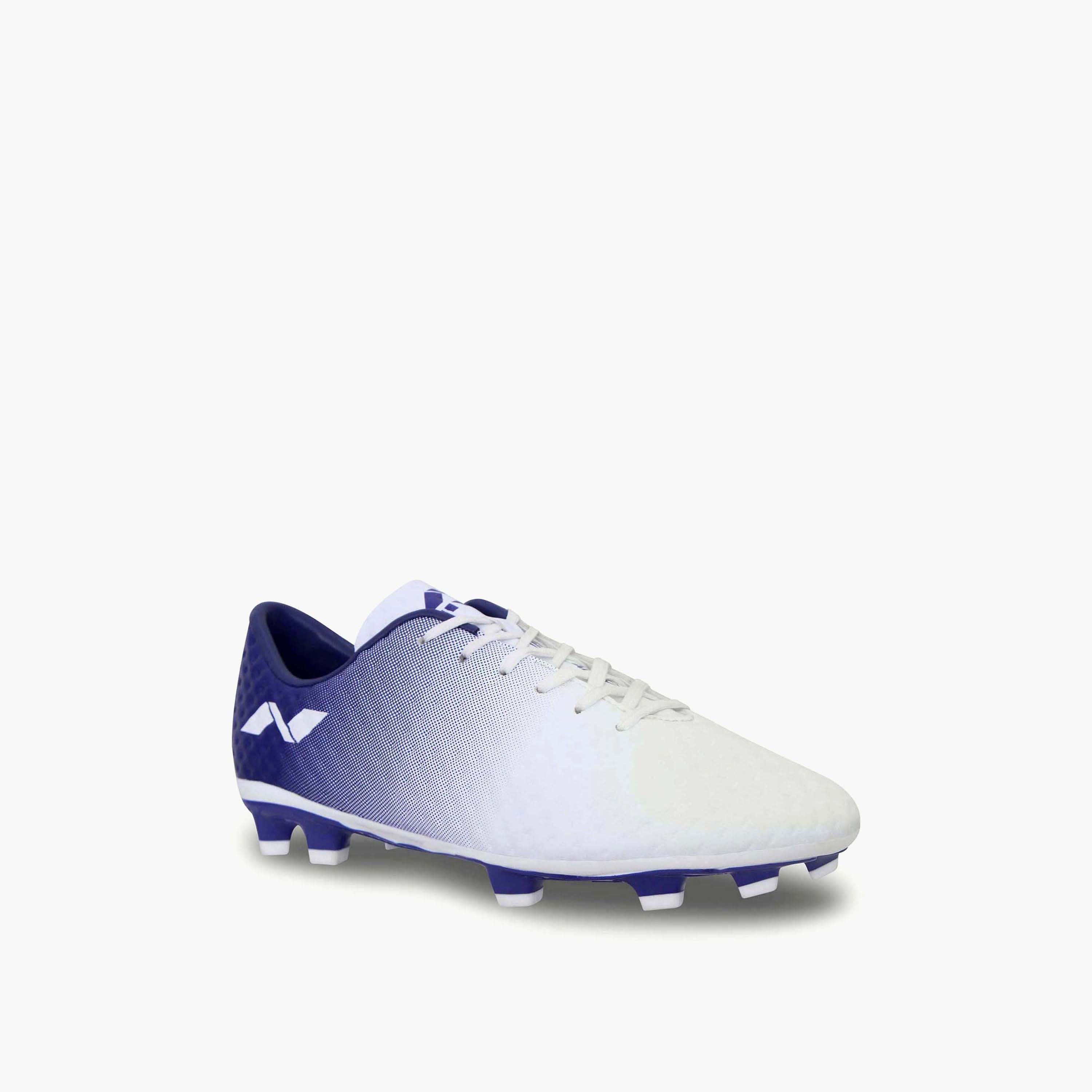 أحذية كرة القدم نيفيا أوسلار 2.0 بيضاء/بنفسجية-sports-gear-football-shoes-firmground-image-1