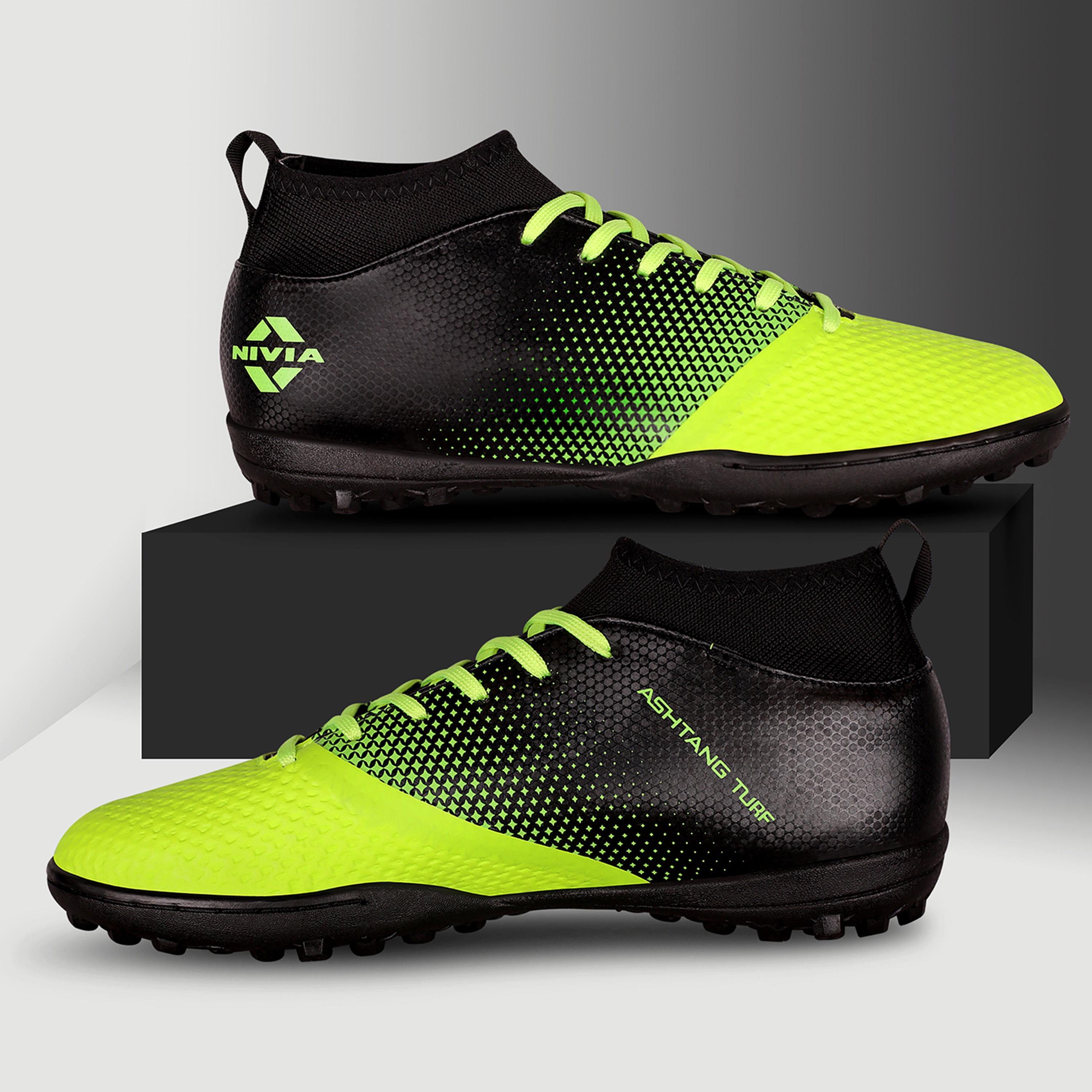 Nivia Ashtang Turf, F. Green Football Shoes-sports-men-shoes-image-8
