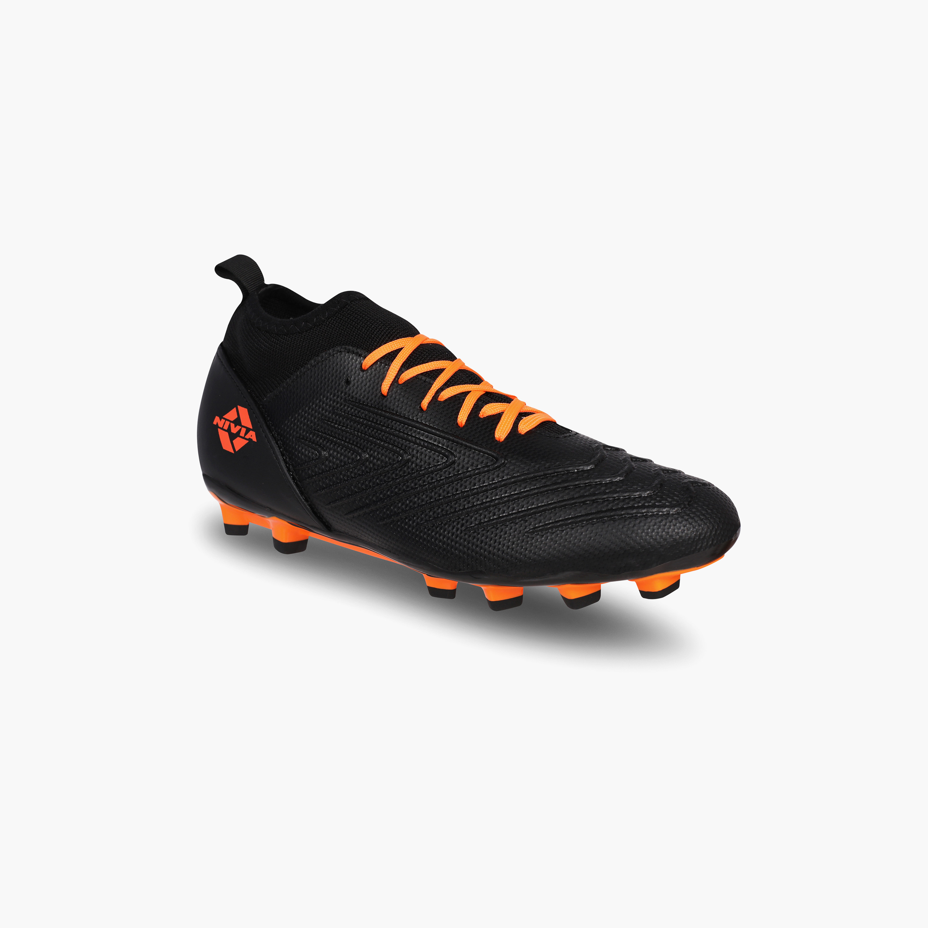 حذاء كرة القدم الأسود من نيفيا كرين 2.0-sports-gear-football-shoes-firmground-image-1