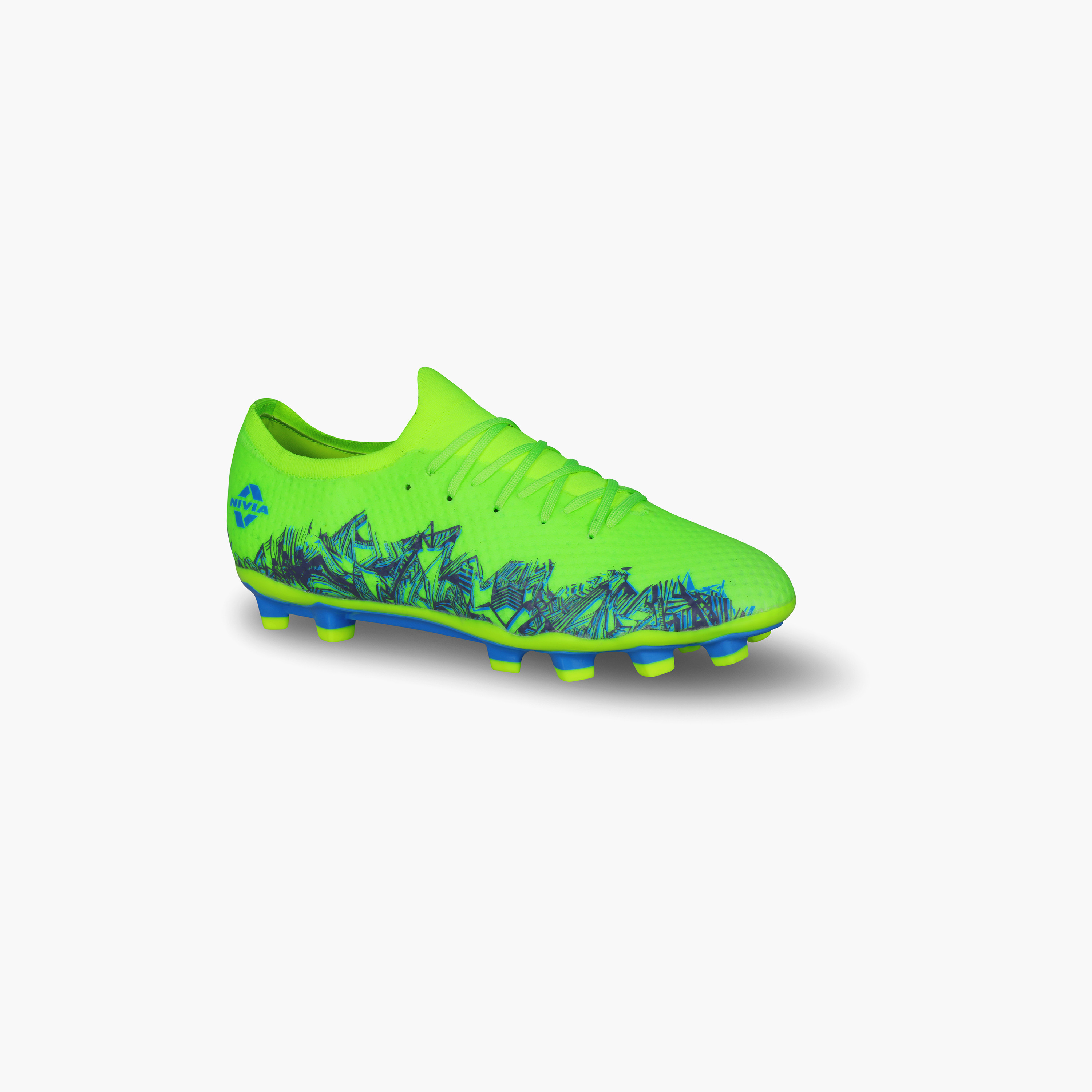 حذاء كرة القدم من نيفيا شاسترا إف باللون الأخضر-sports-gear-football-shoes-firmground-image-1