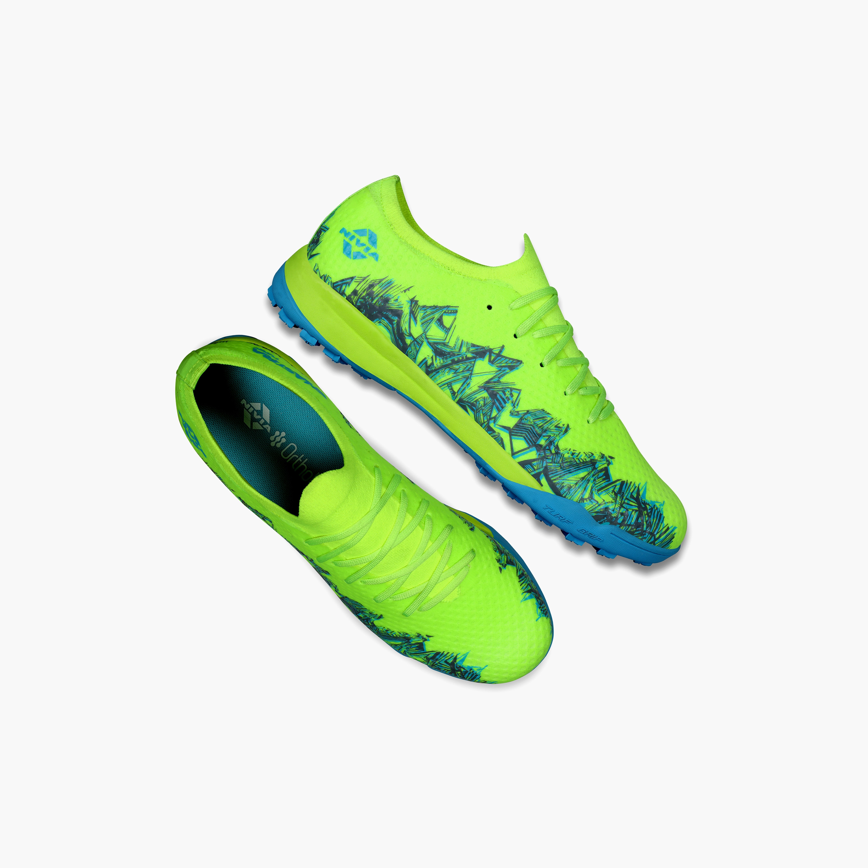 حذاء نيفيا شاسترا تيرف إف الأخضر لكرة الصالات-sports-men-shoes-image-9