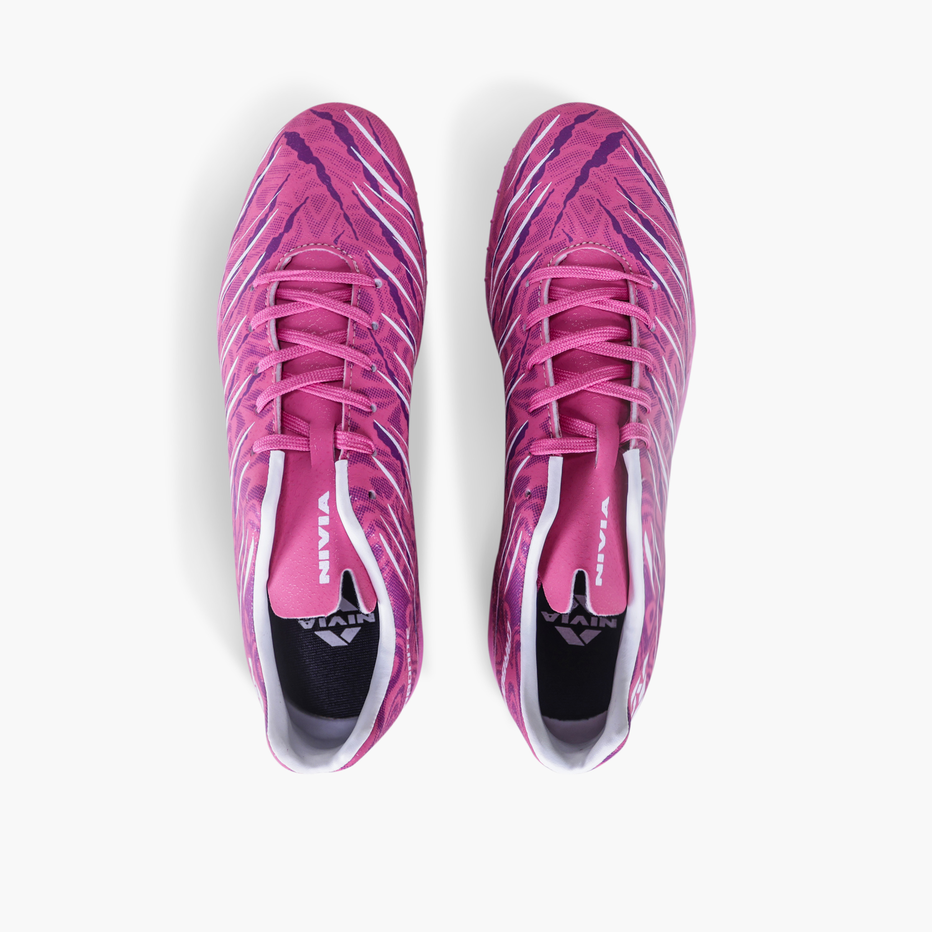 Nivia Carbonite 6.0 Turf Fuchsia Rose Futsal Shoes-sports-men-shoes-image-2