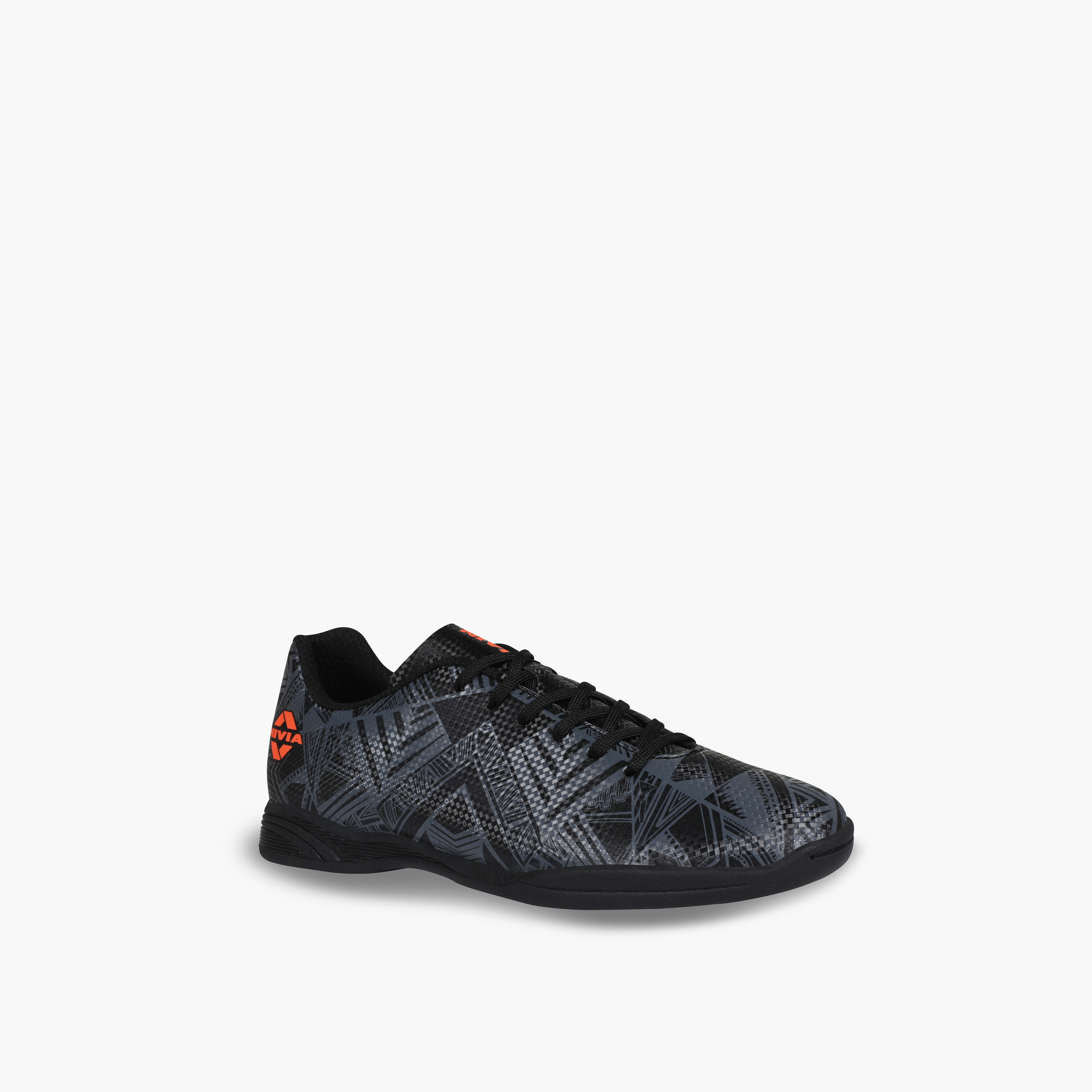 Buy Men s NIVIA Force Futsal Black Orange Futsal Shoes Online Centrepoint Kuwait