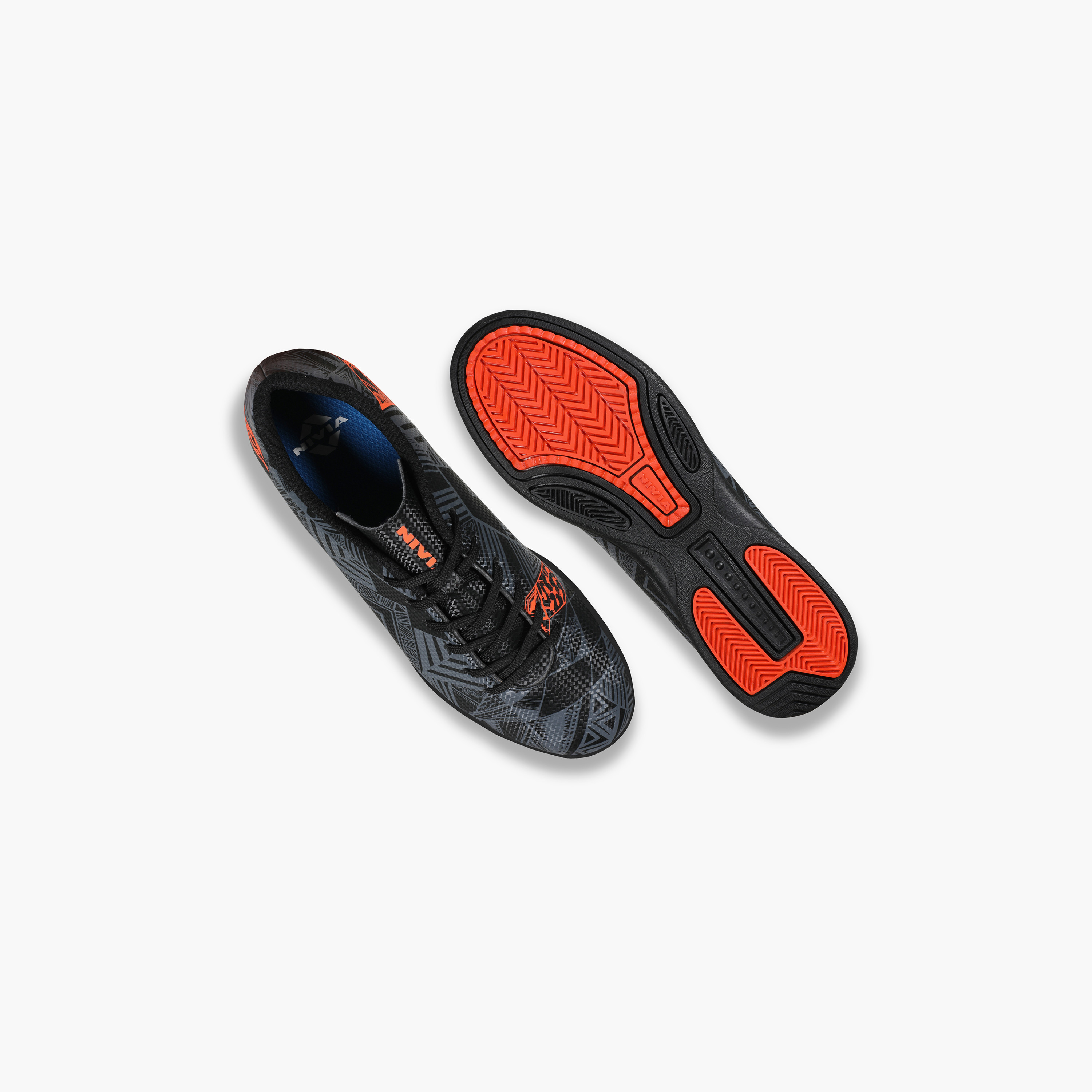 Nivia Force Futsal, Black/Orange Futsal Shoes-CP_BESTPRICE_EXCLUSION-image-8