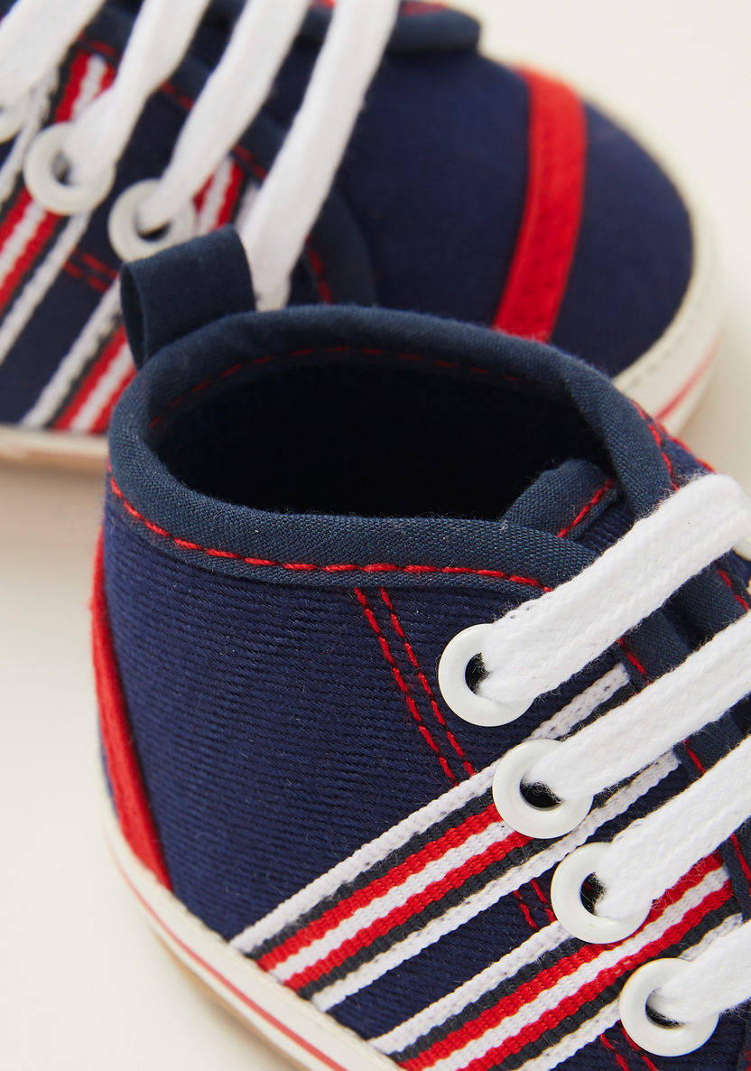 Juniors Striped Baby Shoes-Casual-image-3