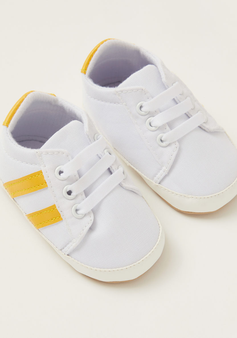 Juniors Striped Baby Shoes-Sports-image-1