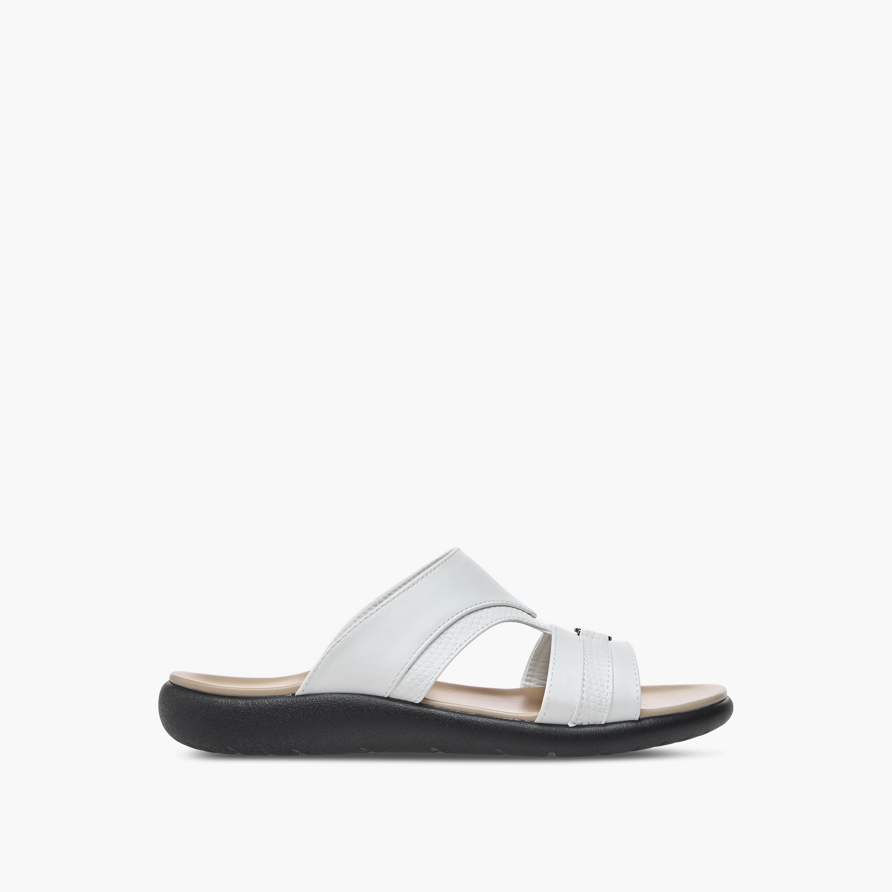LBL by Shoexpress Textured Arabic Slip-On Sandals-men-shoes-sandals-image-6