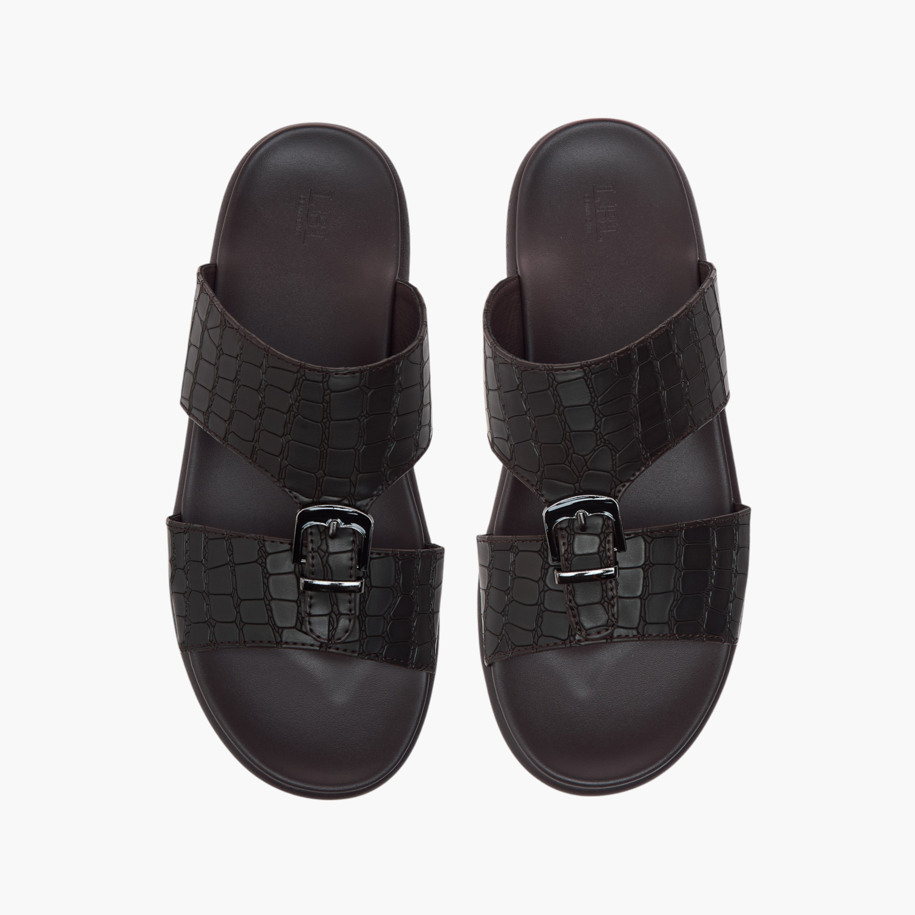 LBL by Shoexpress Buckle Accent Slip-On Arabic Sandals-men-shoes-sandals-image-1