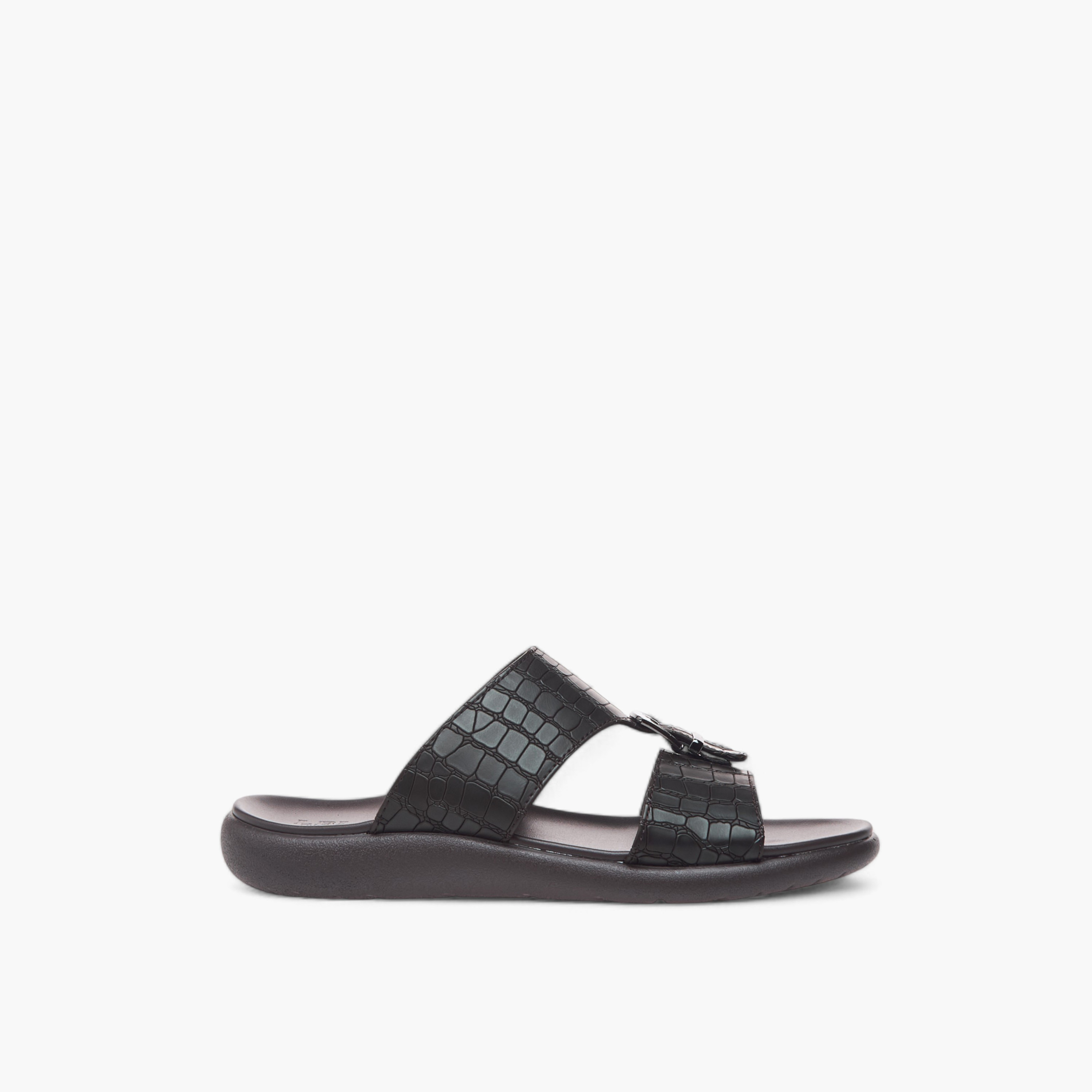 LBL by Shoexpress Buckle Accent Slip-On Arabic Sandals-men-shoes-sandals-image-2