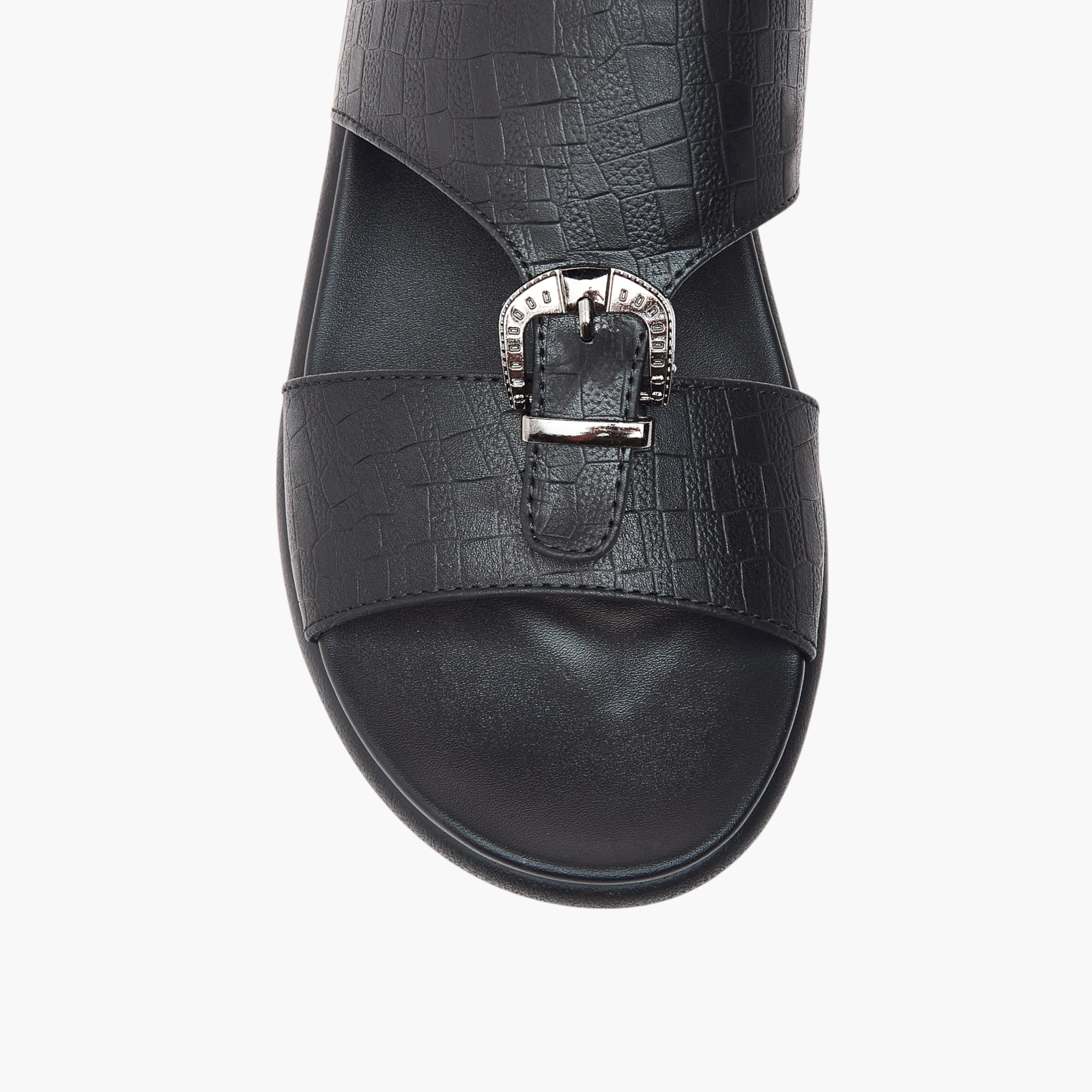 صندل عربي سهل الارتداء بزينة إبزيم من أل بي أل من شو إكسبريس-men-shoes-sandals-image-3
