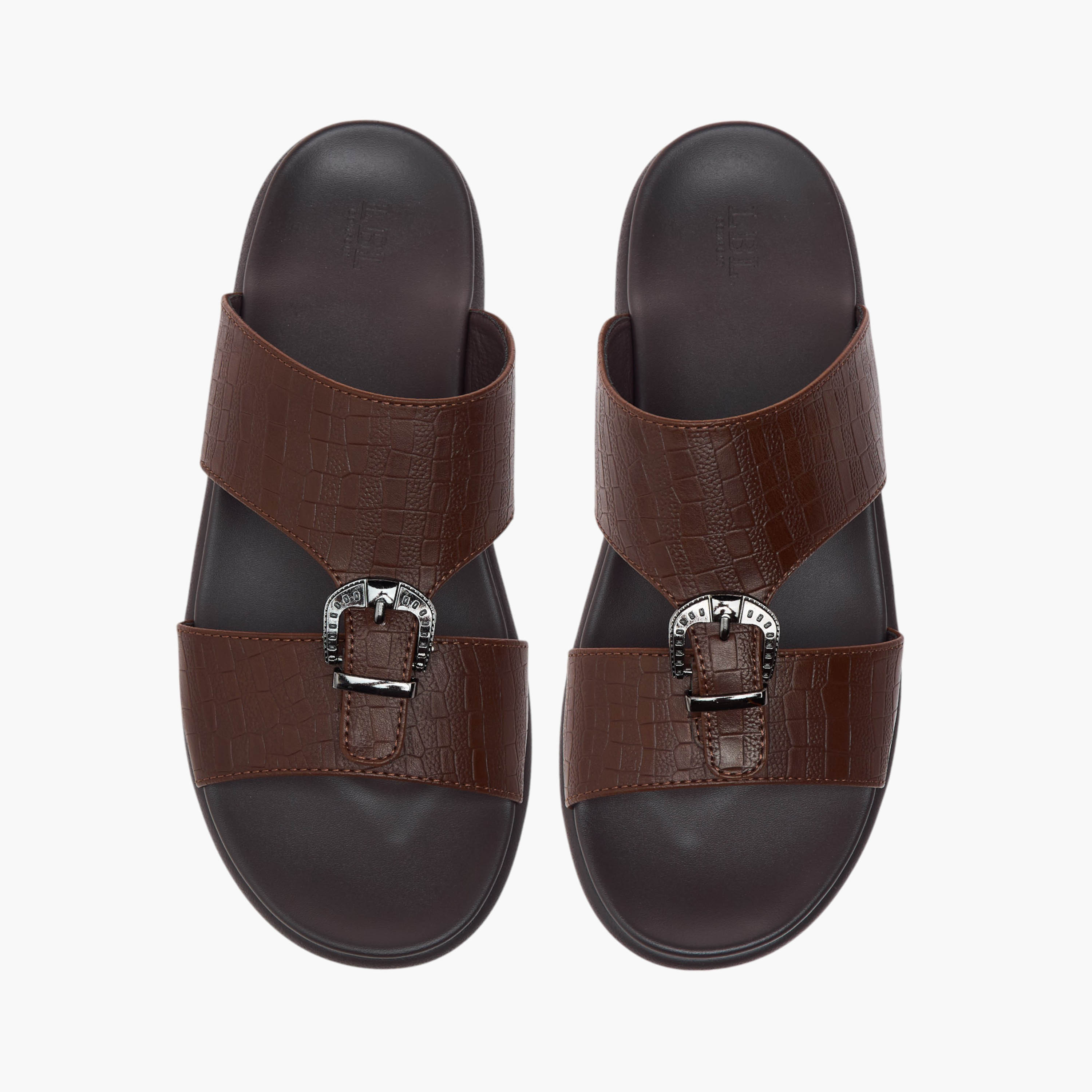 صندل عربي سهل الارتداء بزينة إبزيم من أل بي أل من شو إكسبريس-men-shoes-sandals-image-5