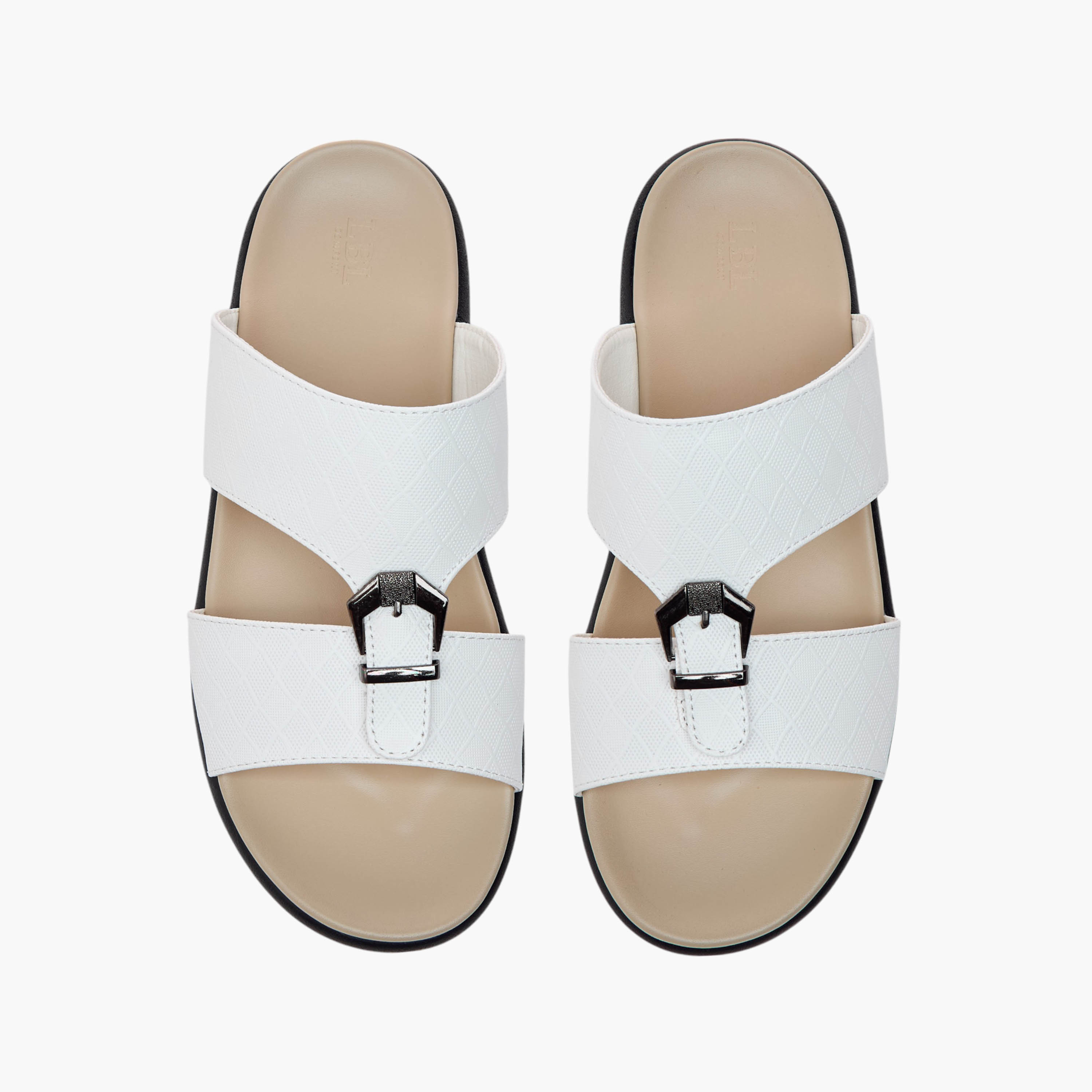 صندل عربي سهل الارتداء بزينة إبزيم من أل بي أل من شو إكسبريس-men-shoes-sandals-image-1