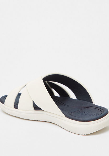 Mister Duchini Solid Arabic Sandals with Cross Straps-Boy%27s Sandals-image-2