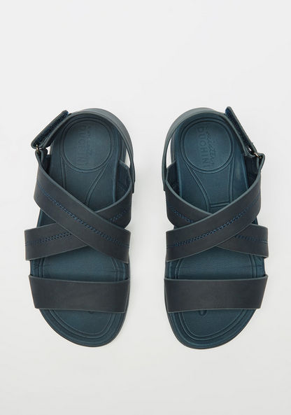 Mister Duchini Solid Cross-Strap Sandals-Boy%27s Sandals-image-0