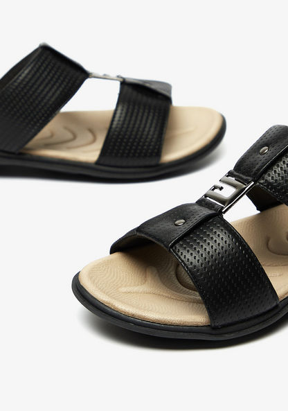 Le Confort Textured Slip-On Sandals