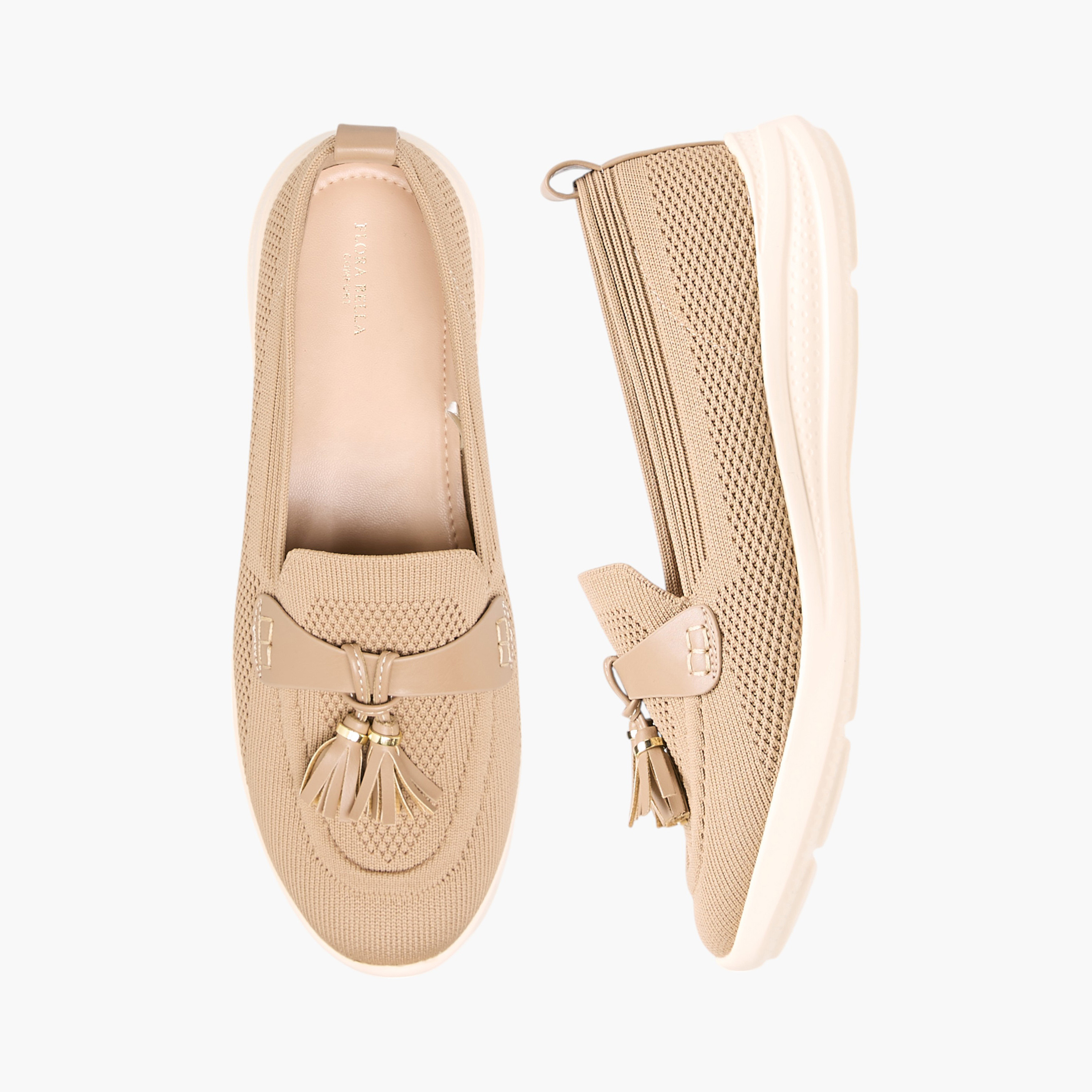 Flora Bella Tassel Detail Slip-On Loafers-women-shoes-loafersandmoccasins-image-1