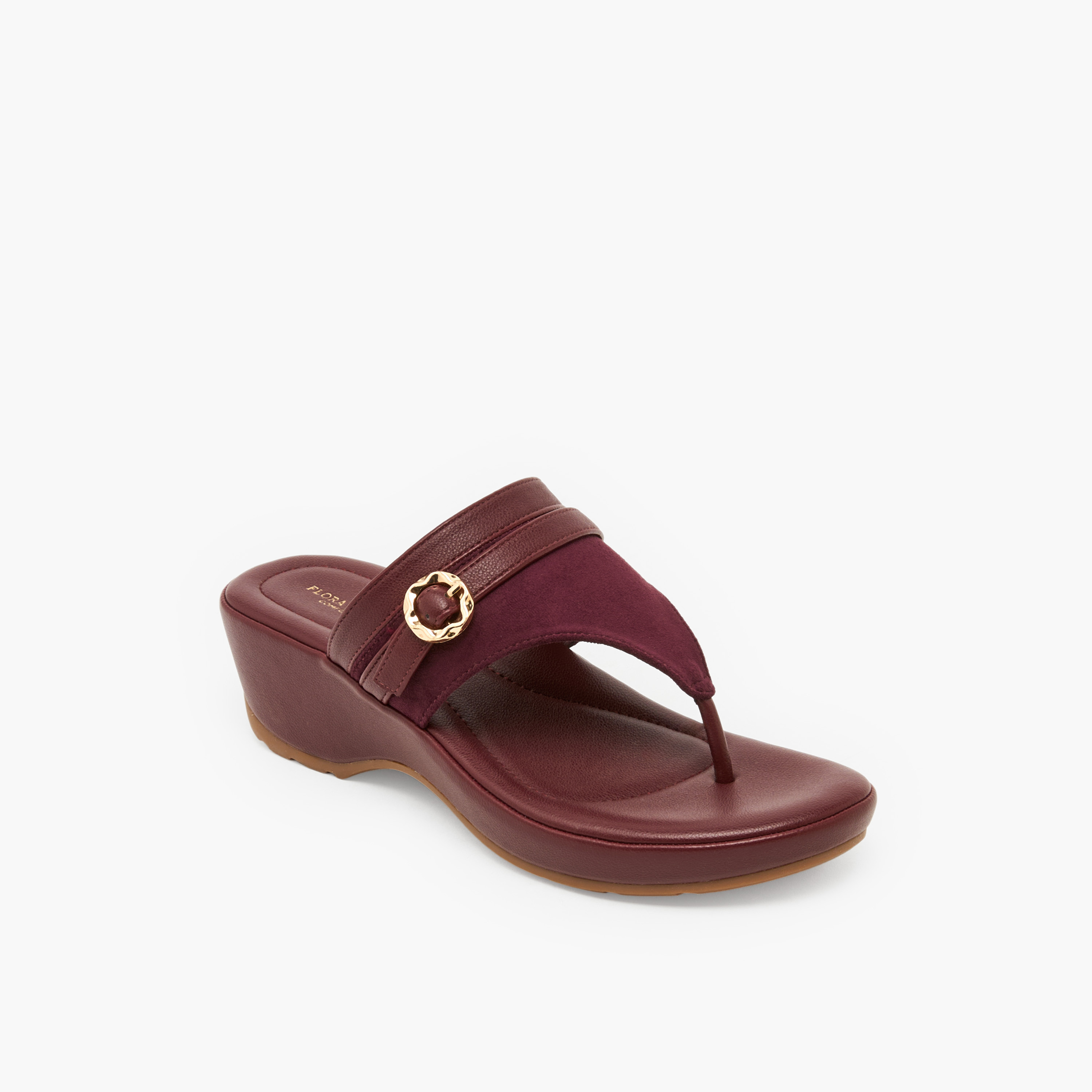صندل ويدج سهل الارتداء للنساء من فلورا بيلا-women-shoes-sandals-heeled-image-2