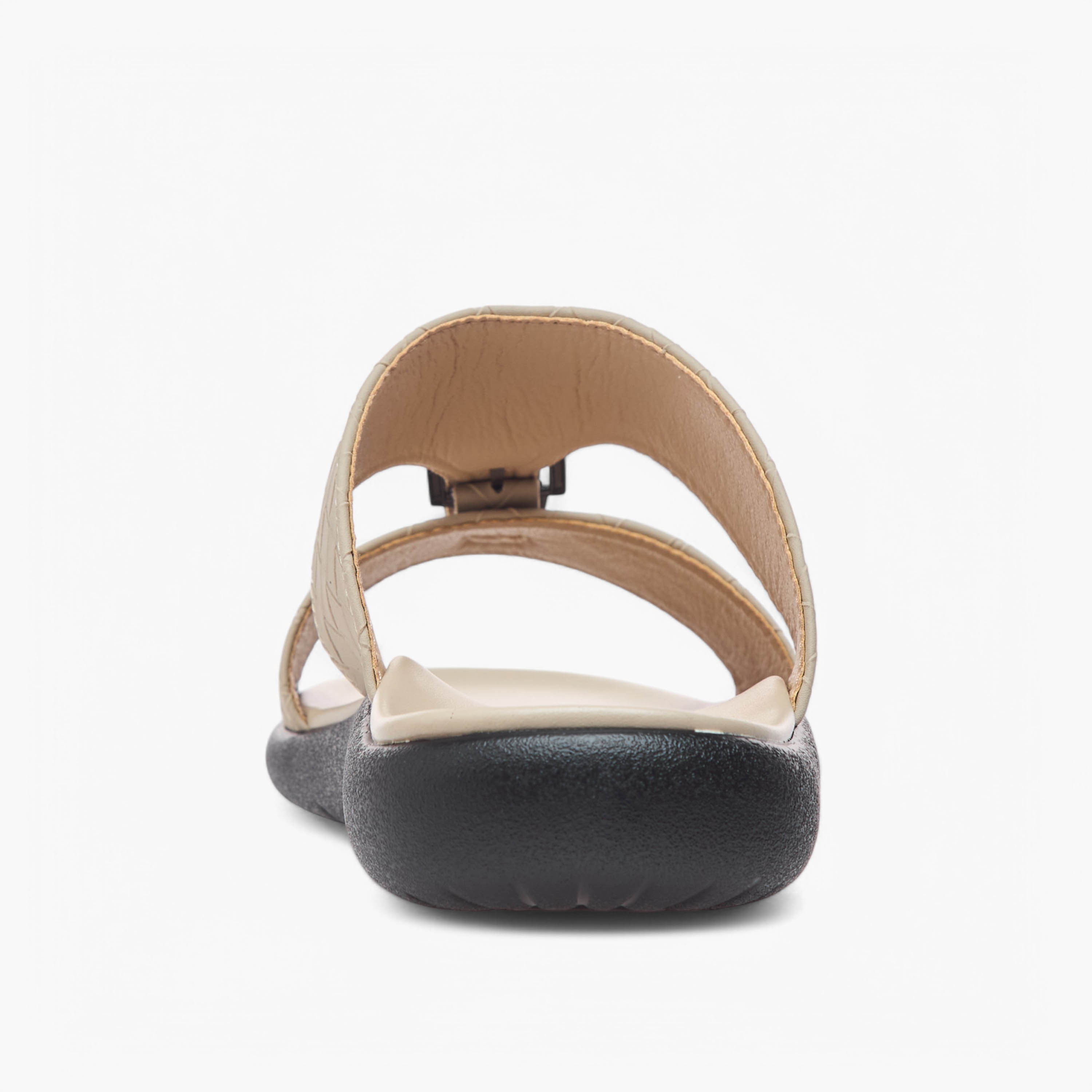 LBL by Shoexpress Weave Detail Slip-On Comfort Sandals with Buckle-cpmen-footwear-sandals-image-4