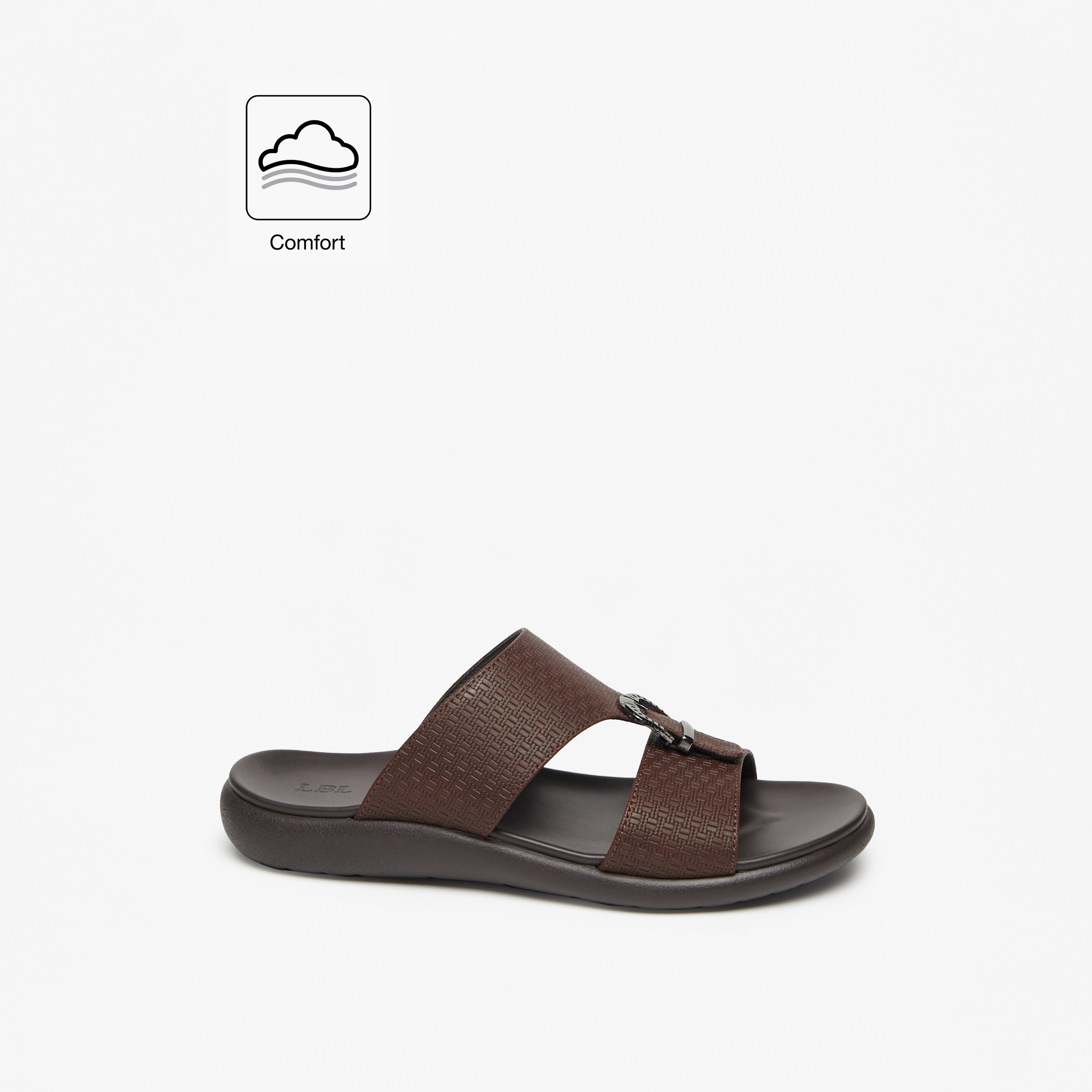 صندل مريح سهل الارتداء بإبزيم للرجال من إل بي إل من شو إكسبريس-cpmen-footwear-sandals-image-2
