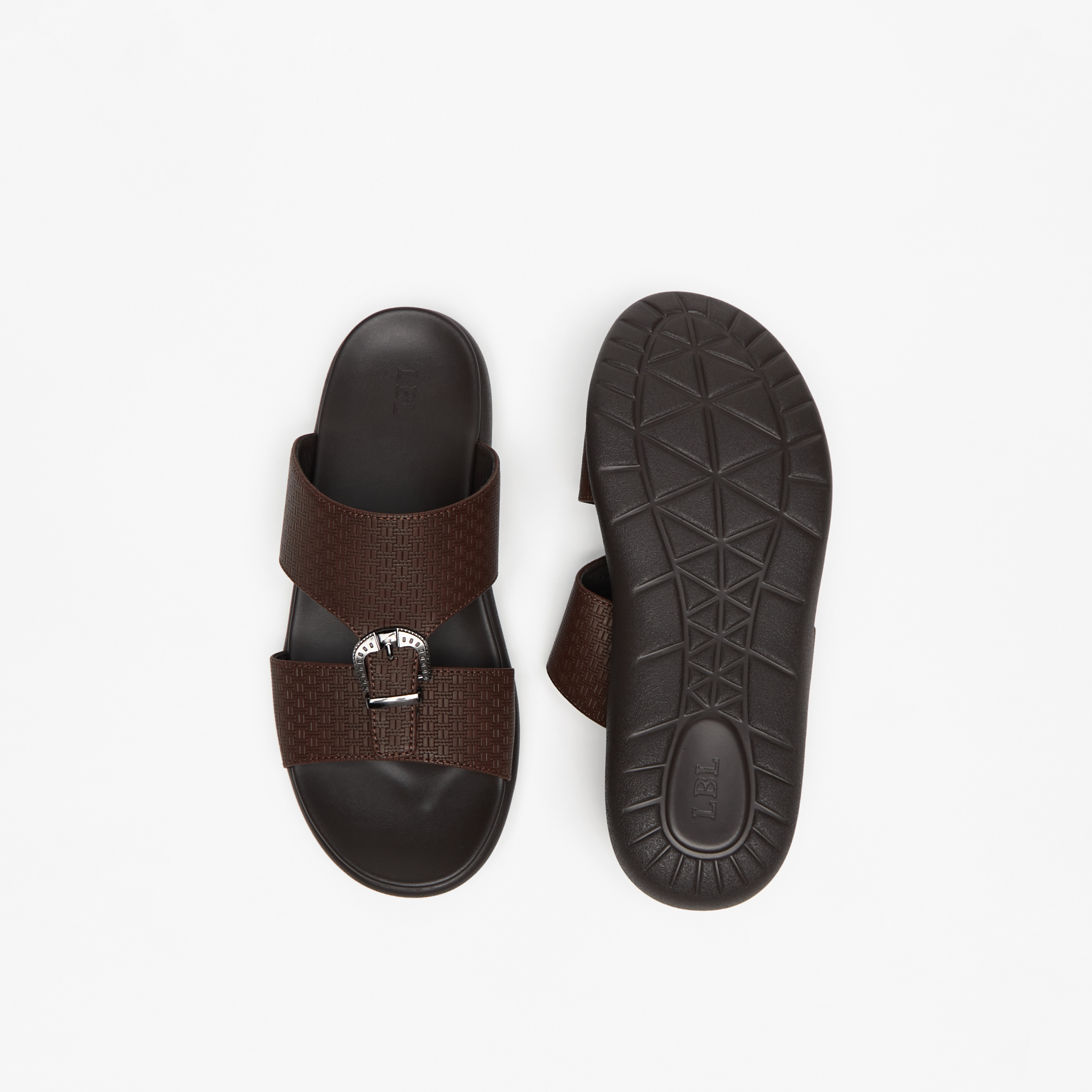 صندل مريح سهل الارتداء بإبزيم للرجال من إل بي إل من شو إكسبريس-cpmen-footwear-sandals-image-4