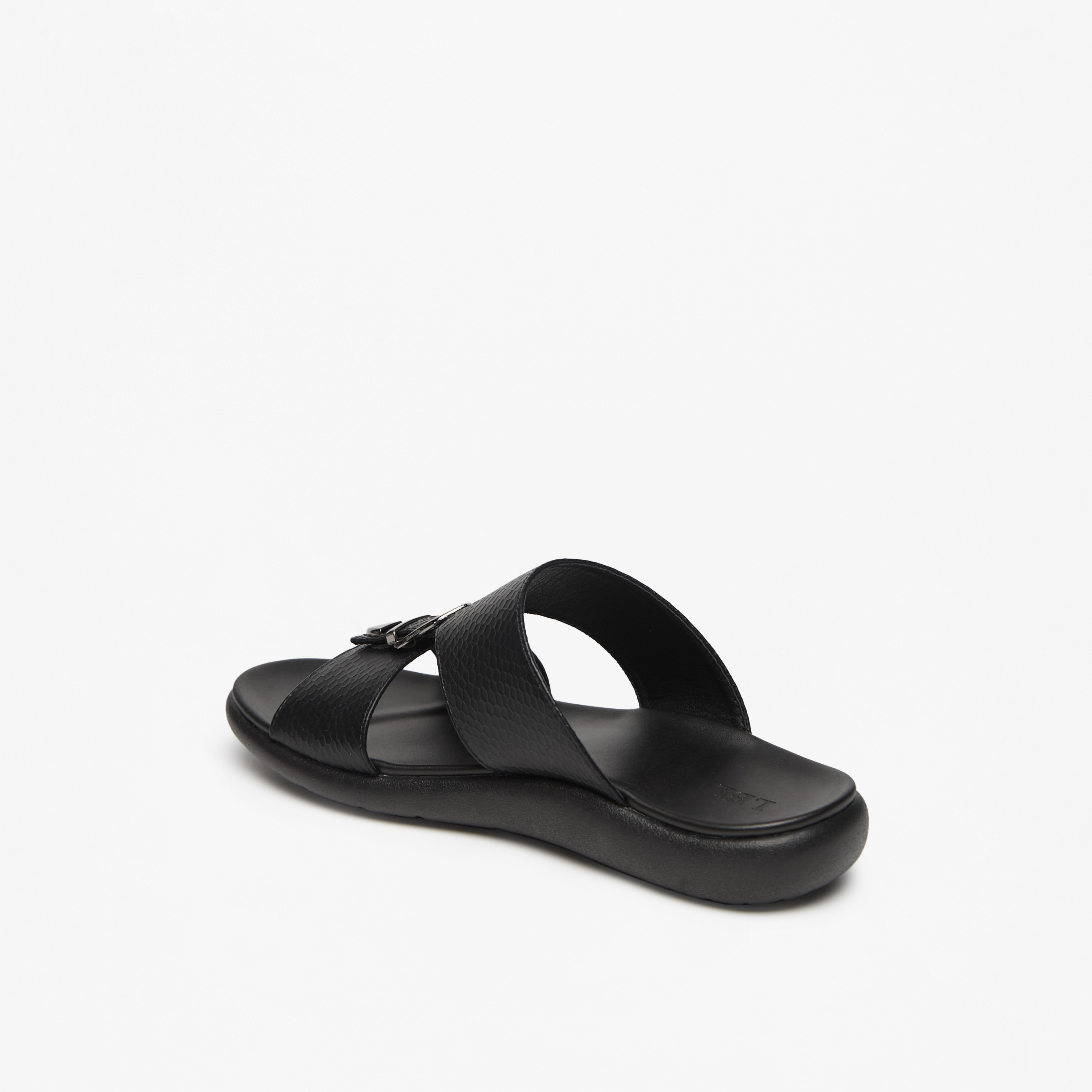 صندل مريح سهل الارتداء بارز الملمس بإبزيم للرجال من إل بي إل من شو إكسبريس-cpmen-footwear-sandals-image-3