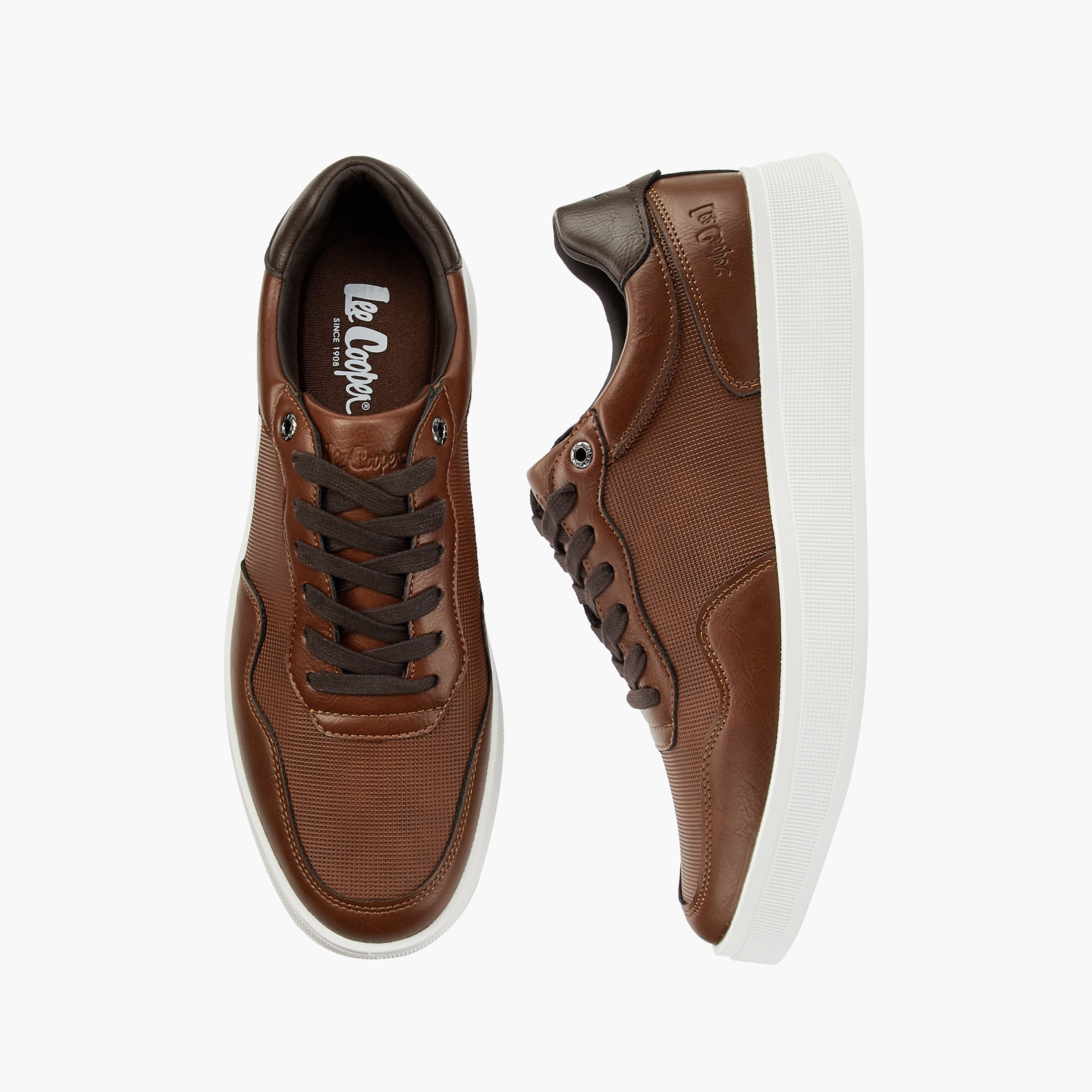 Lee Cooper Men's Lace-Up Sneakers-men-shoes-sneakers-image-1