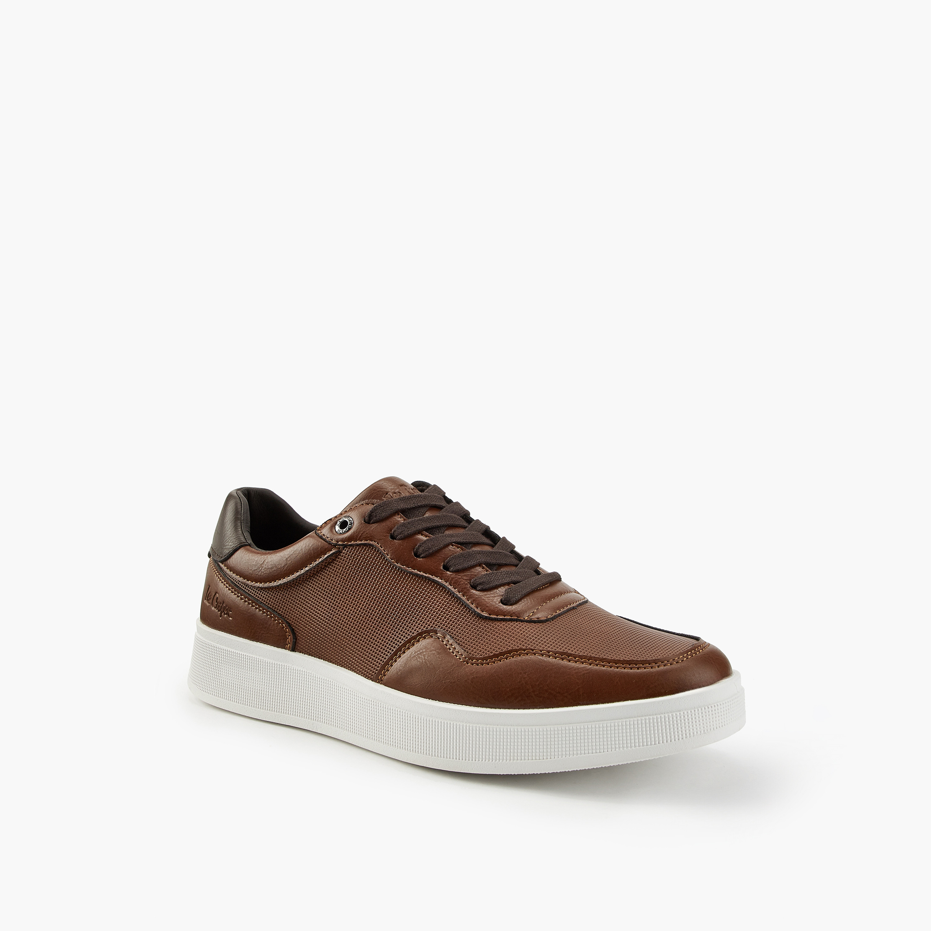 Lee Cooper Men's Lace-Up Sneakers-men-shoes-sneakers-image-3