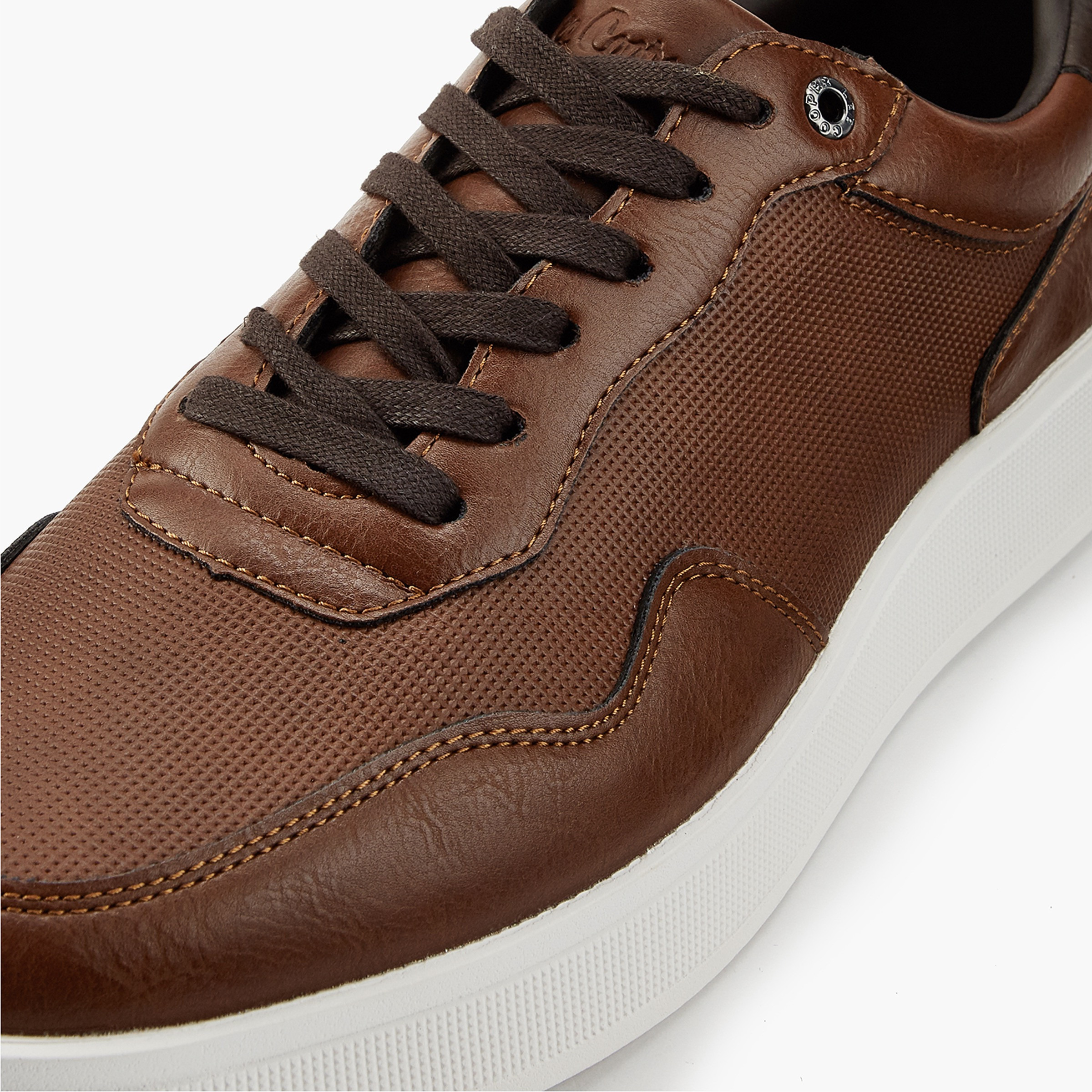 Lee Cooper Men's Lace-Up Sneakers-men-shoes-sneakers-image-4