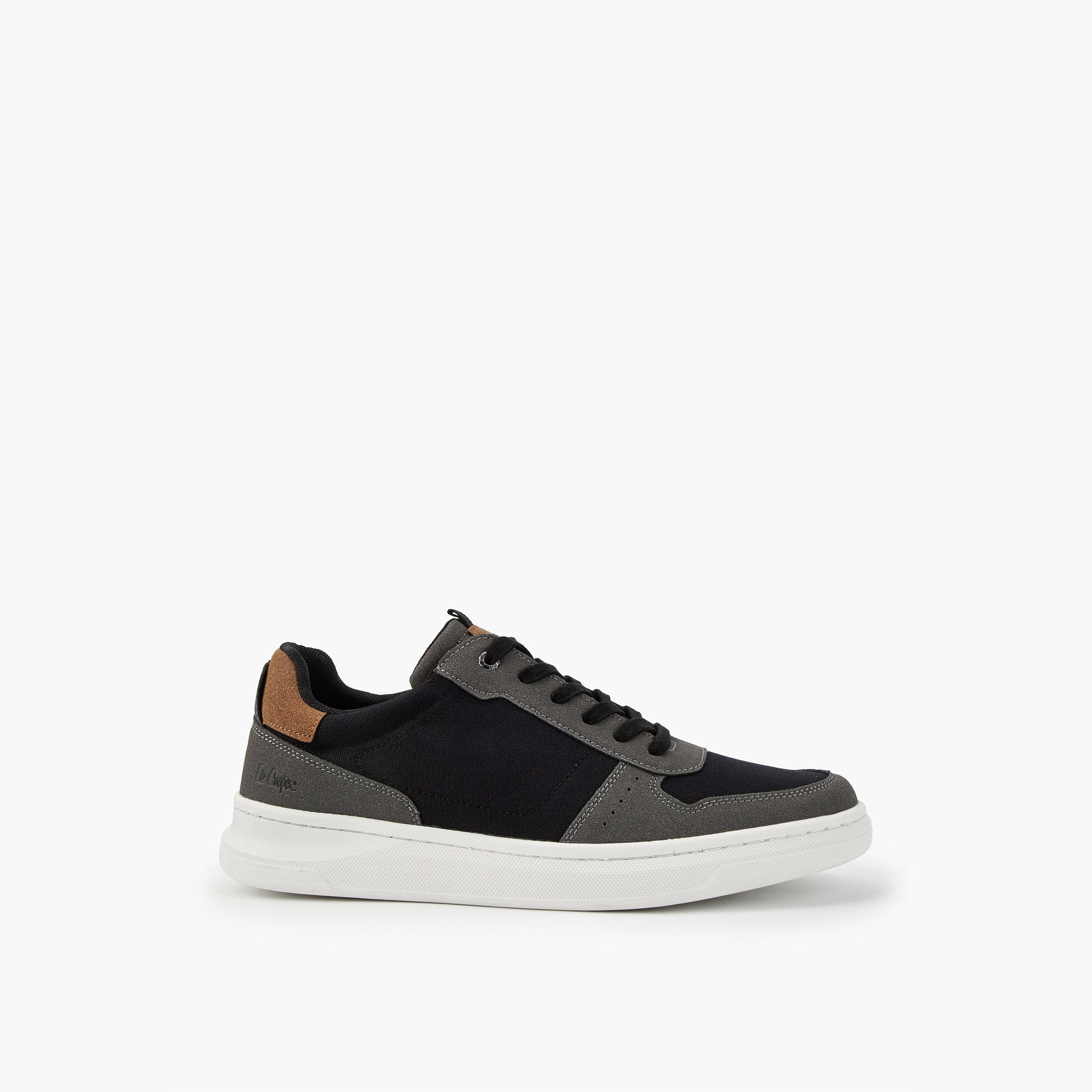 Lee Cooper Men's Lace-Up Sneakers-men-shoes-sneakers-image-2