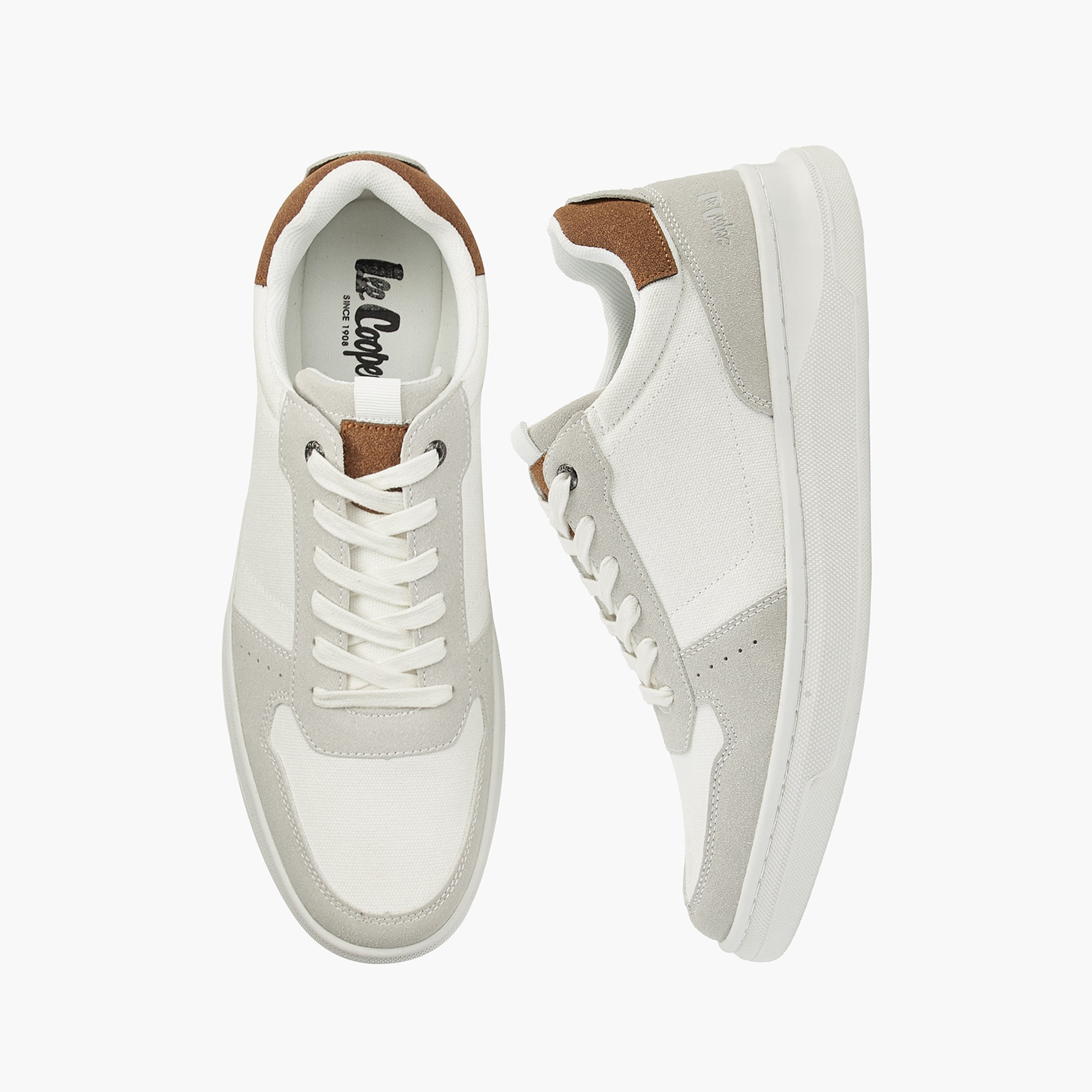 Lee Cooper Men's Lace-Up Sneakers-men-shoes-sneakers-image-1