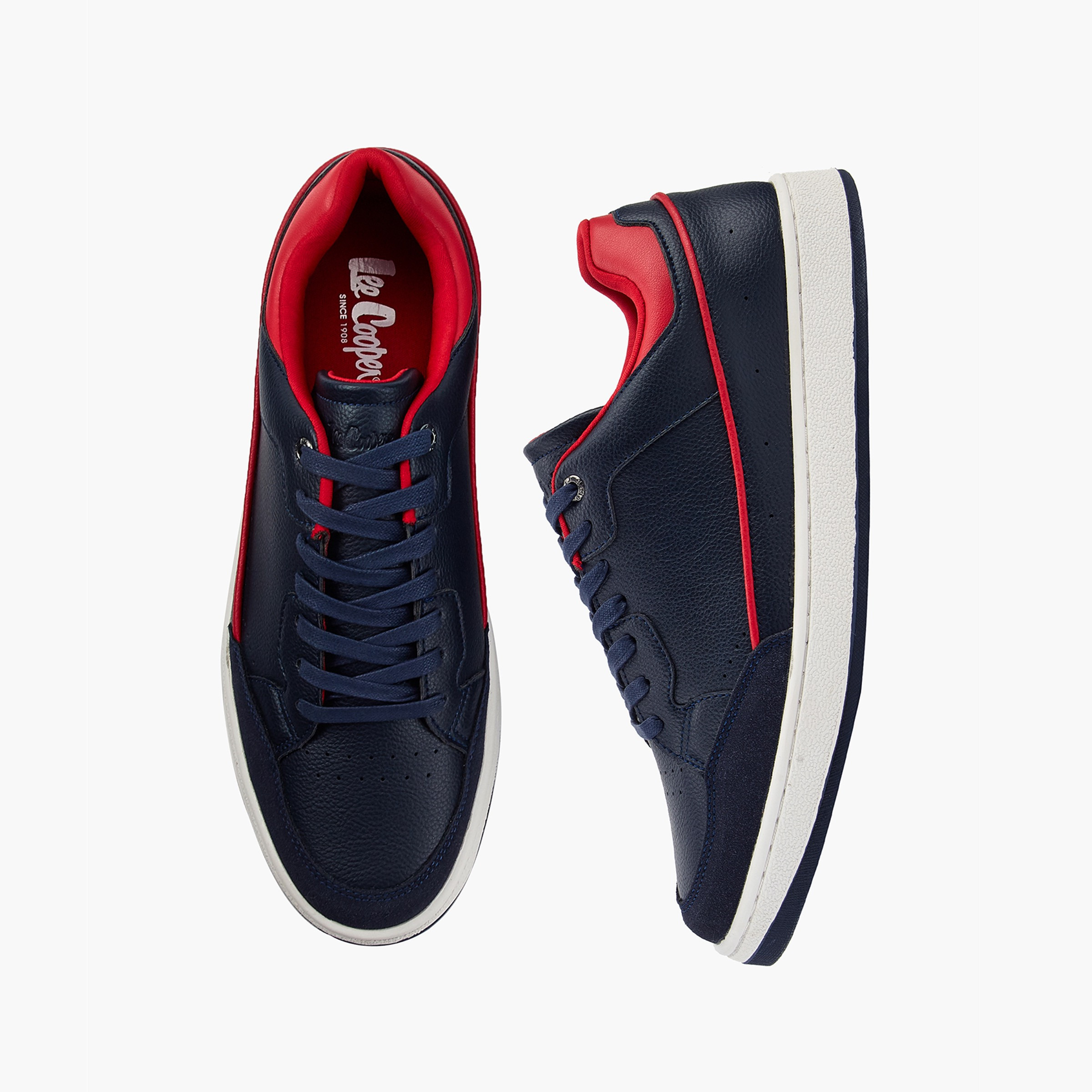 Lee Cooper Men's Lace-Up Sneakers-men-shoes-sneakers-image-1