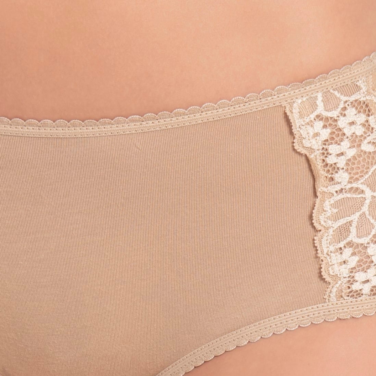 Jockey Women Beige Fashion Essential Hipster with Lace-women-clothing-lingerie-panties-image-5