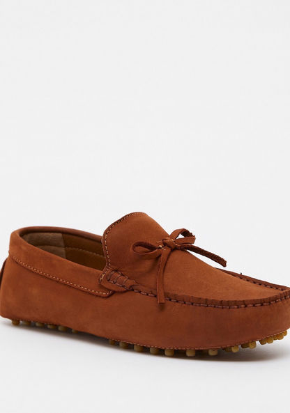 Textured Slip-On Moccasins-Boy%27s Casual Shoes-image-0