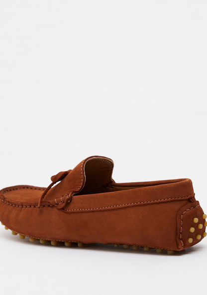 Textured Slip-On Moccasins-Boy%27s Casual Shoes-image-1