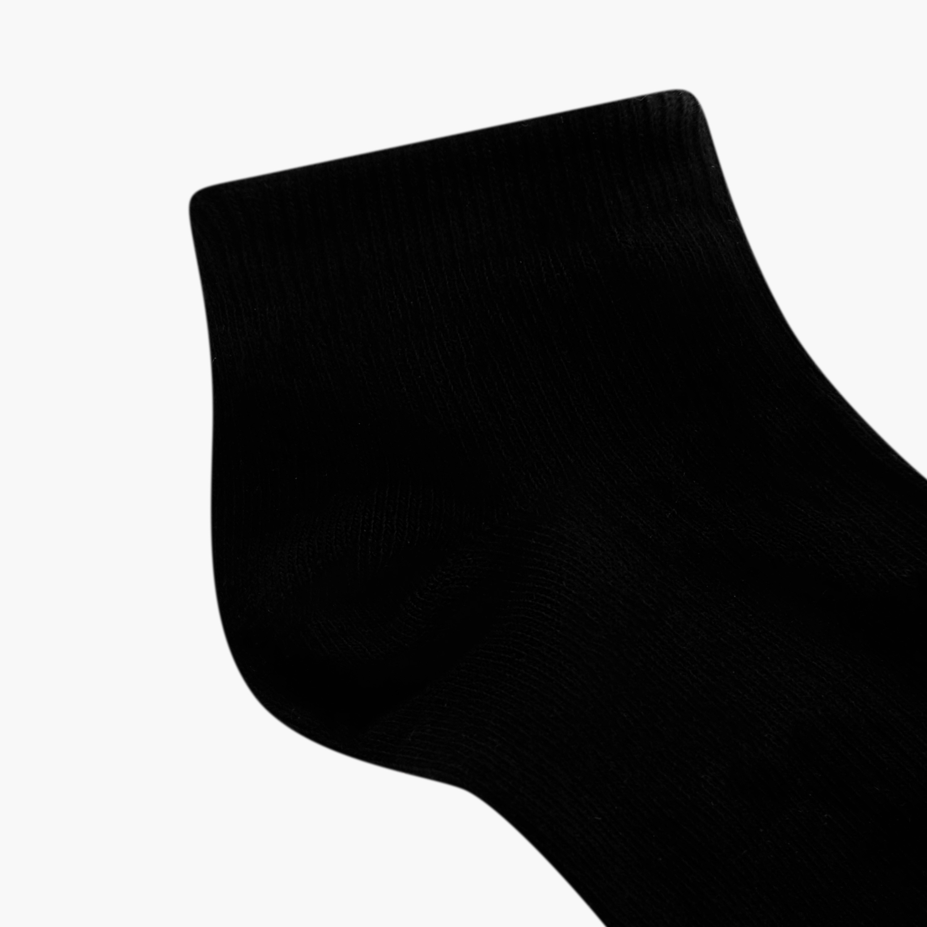 طقم جوارب 7 أزواج سادة بطول الكاحل من جونيورز-girls-accessories-socks-image-1