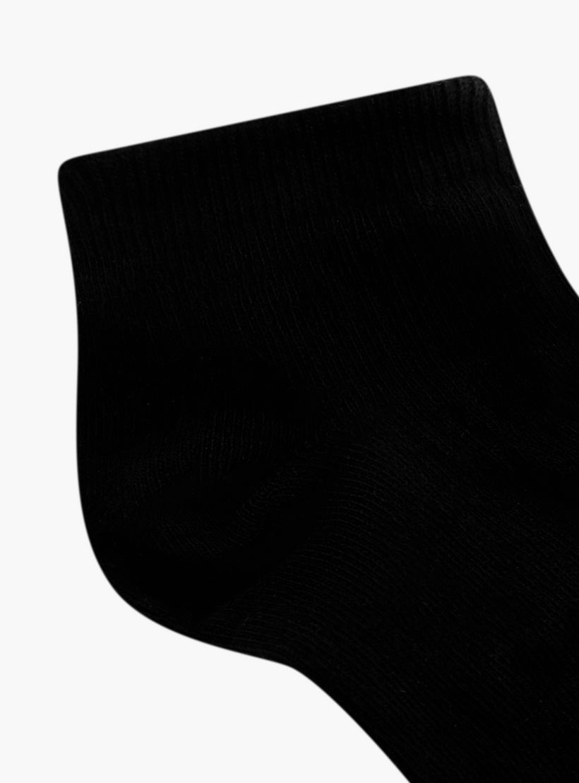 طقم جوارب 7 أزواج سادة بطول الكاحل من جونيورز-girls-accessories-socks-image-5