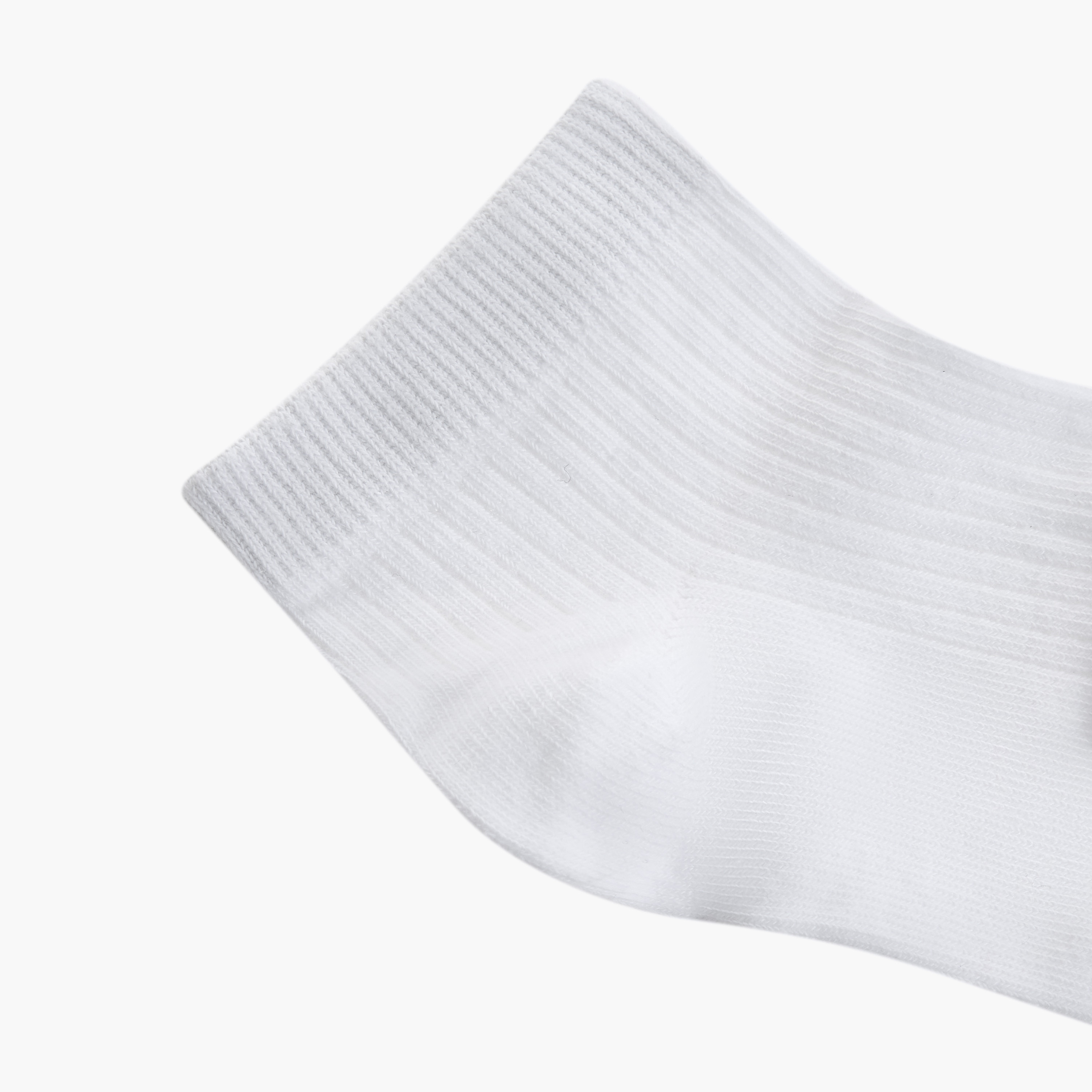 طقم جوارب 7 أزواج مضلّعة بطول الكاحل من جونيورز-girls-accessories-socks-image-5