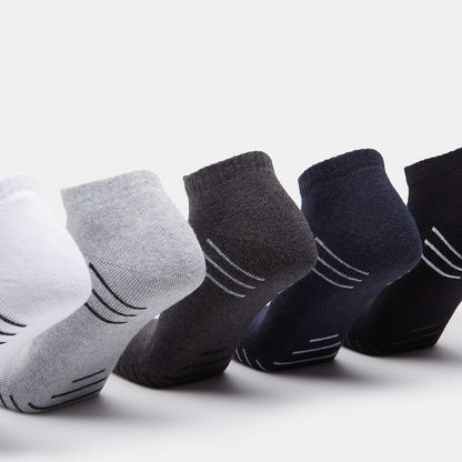 Dash Printed Ankle Length Socks - Set of 5