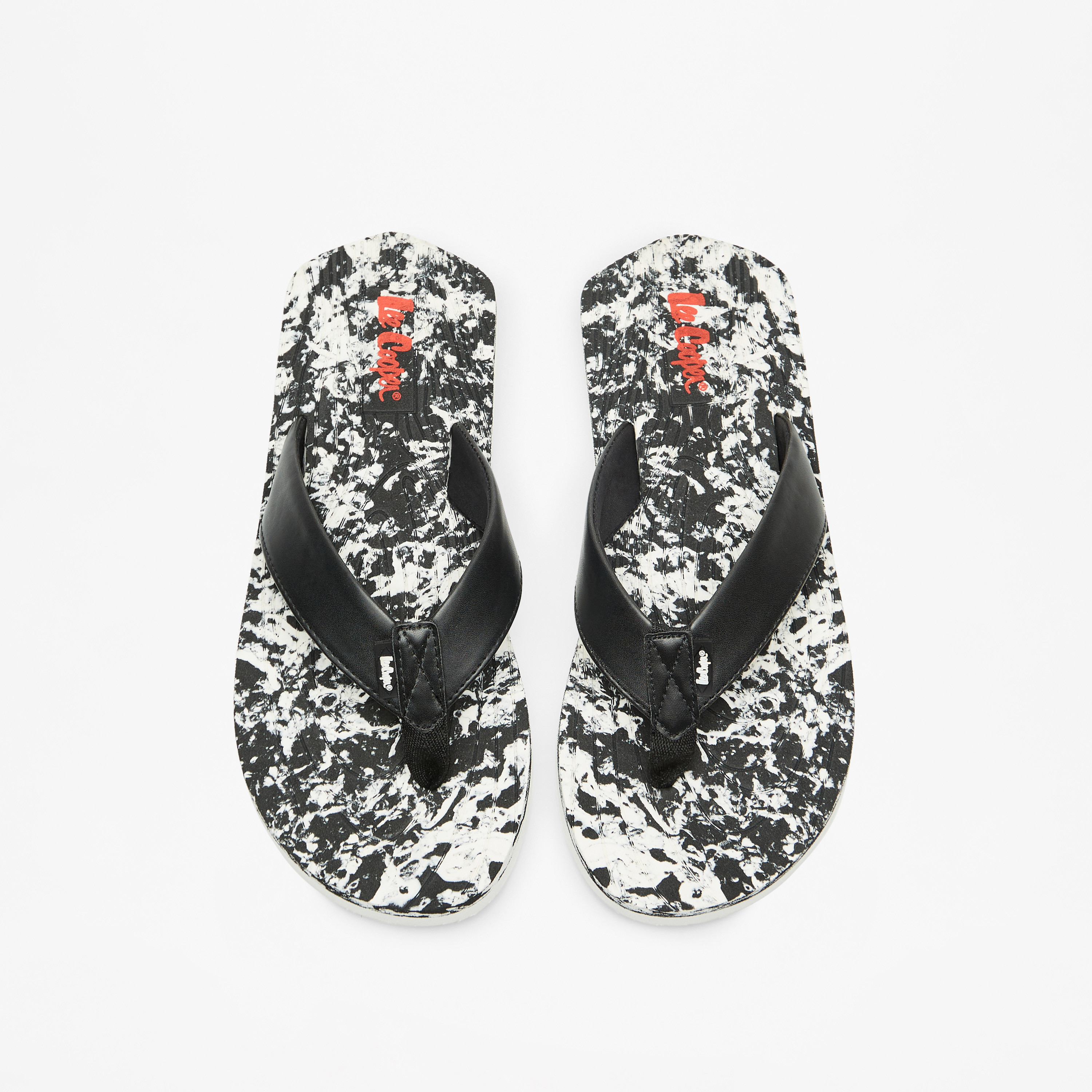 Lee Cooper Men's Printed Slip-On Thong Slippers-men-shoes-flipflopsandslides-image-1