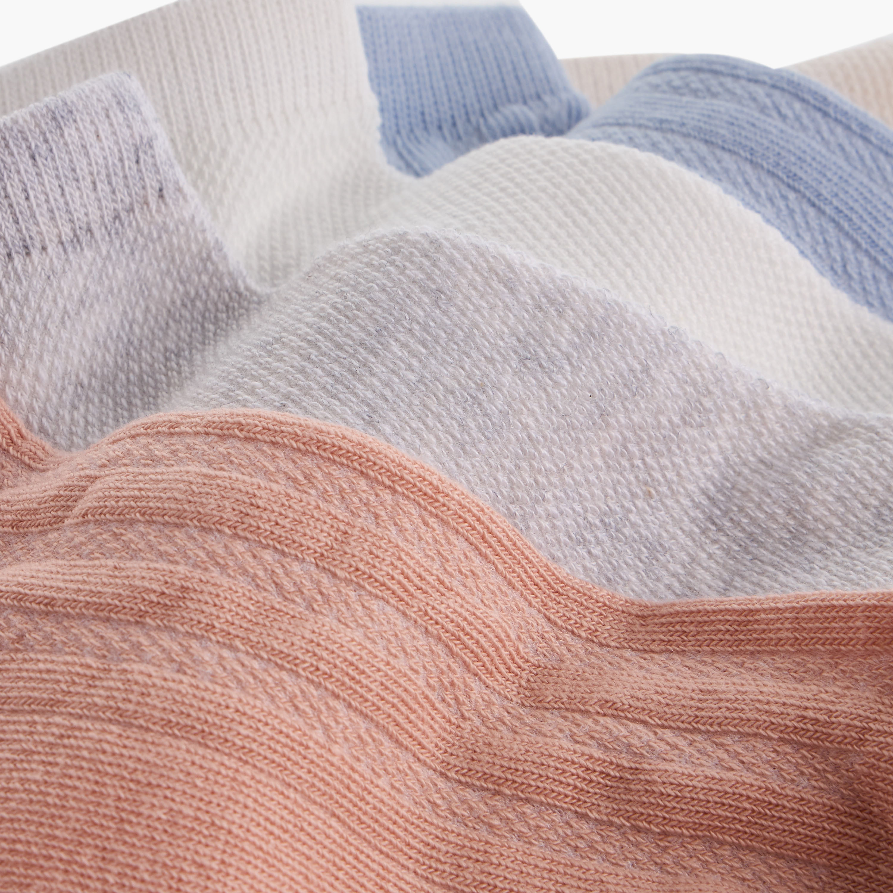 طقم جوارب غير وبرية 5 أزواج سادة بطول الكاحل من سيليست-women-socksandstockings-image-2