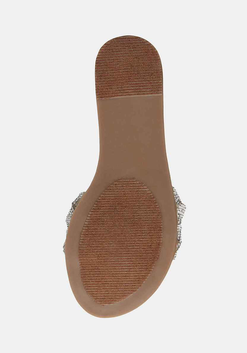 Steve Madden Women's Embellished Slide Sandals-Women%27s Flat Sandals-image-5