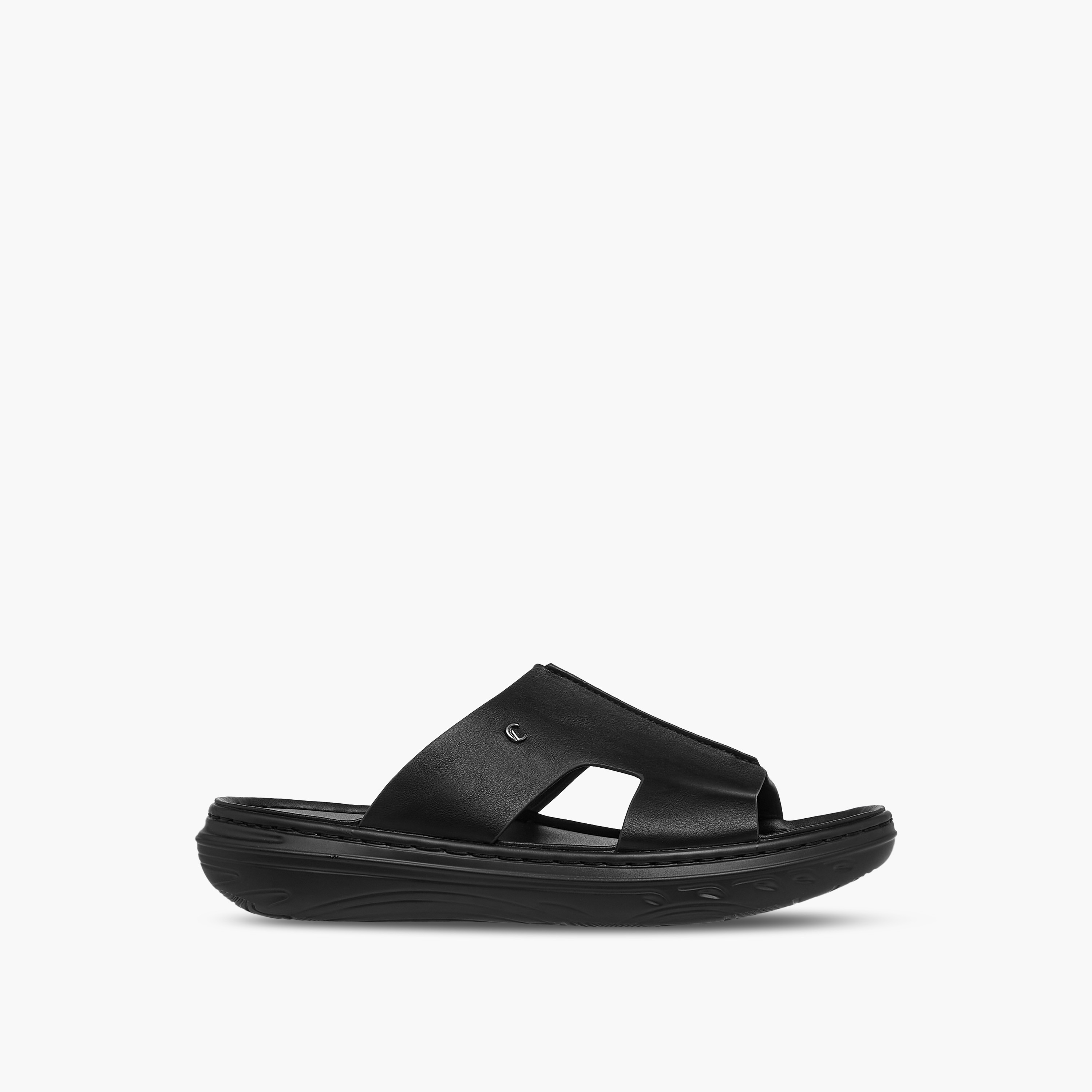 صندل مريح سهل الارتداء سادة من لو كونفورت-men-shoes-sandals-image-3
